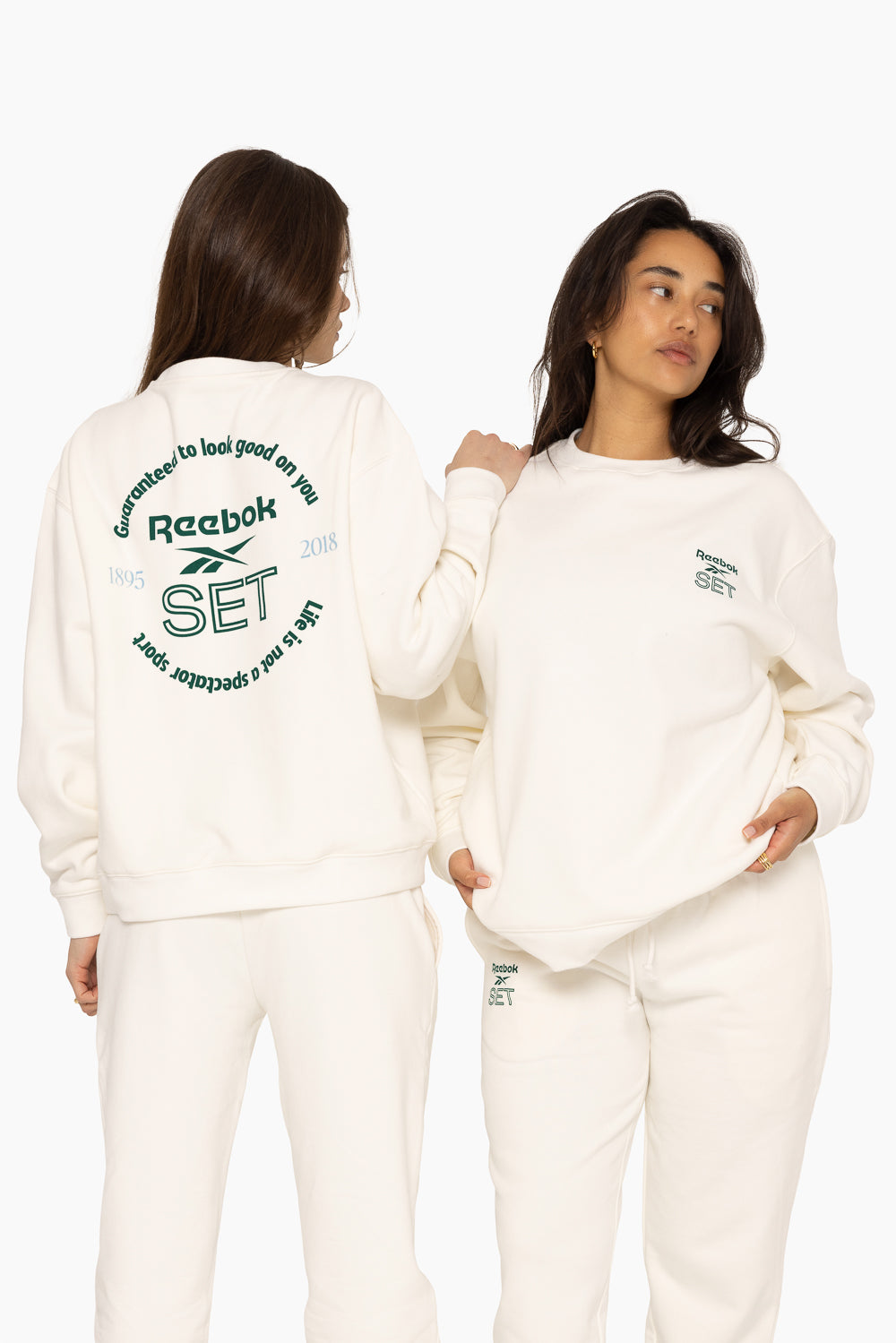 Heavyweight Sweats Reebok X Set Crewneck | Blanc