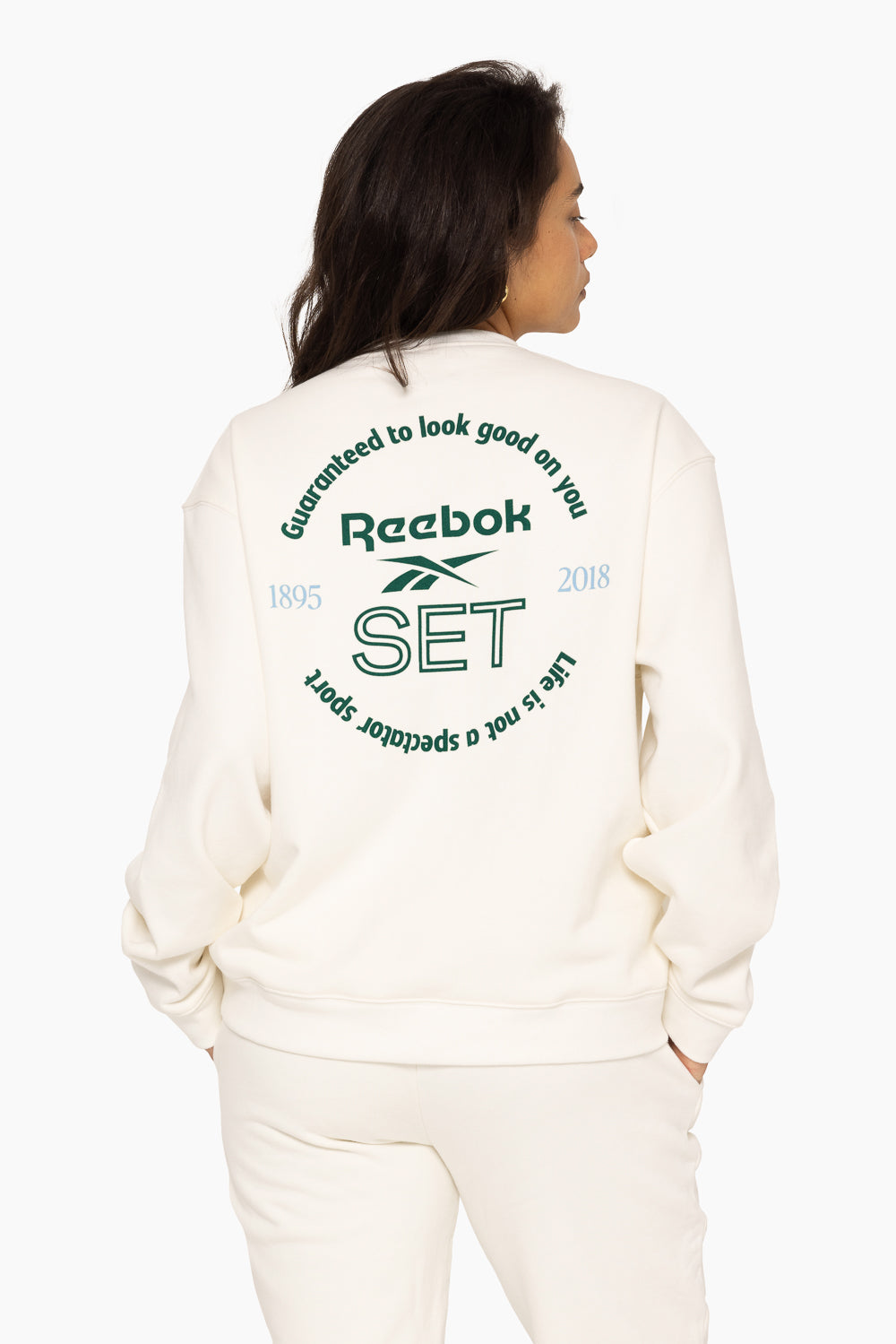 Heavyweight Sweats Reebok X Set Crewneck | Blanc
