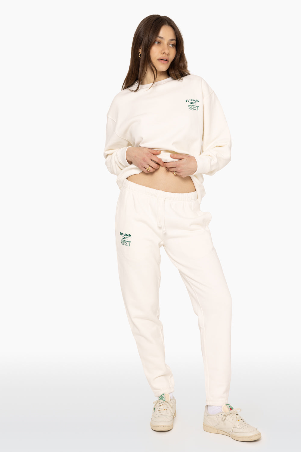 Heavyweight Sweats Reebok X Set Drawstring Sweatpants | Blanc