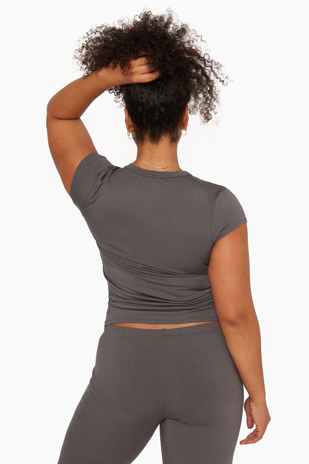 Sleep Jersey Girlfriend Tee | Graphite