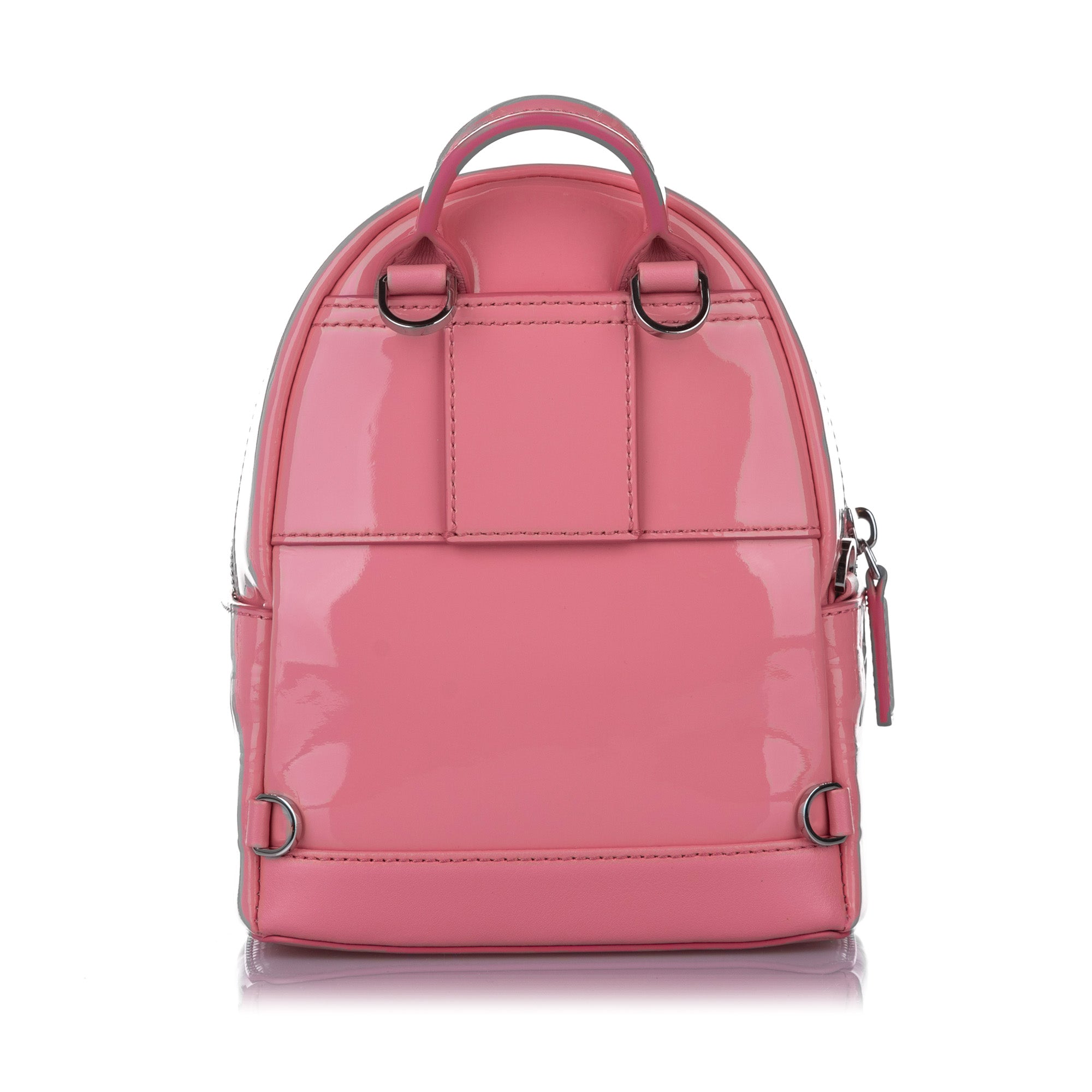 MCM Pre-Owned Patent Leather Backpack | Women | Pink