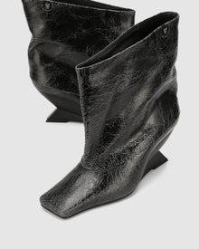 Womens | Shade Leather Boot | Black