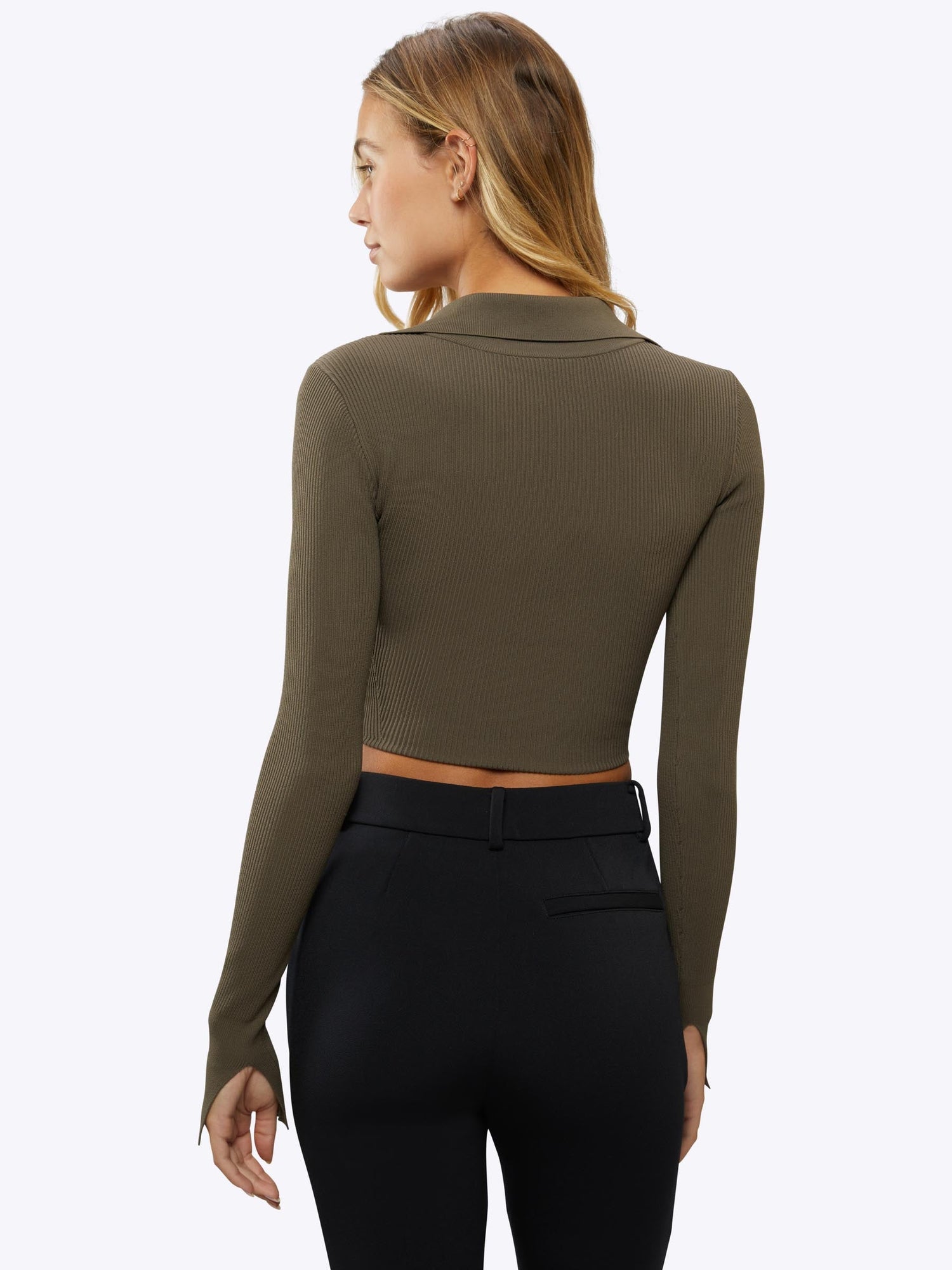 Womens | Coreflex Long Form-Fitting Sleeve Polo | Shadow