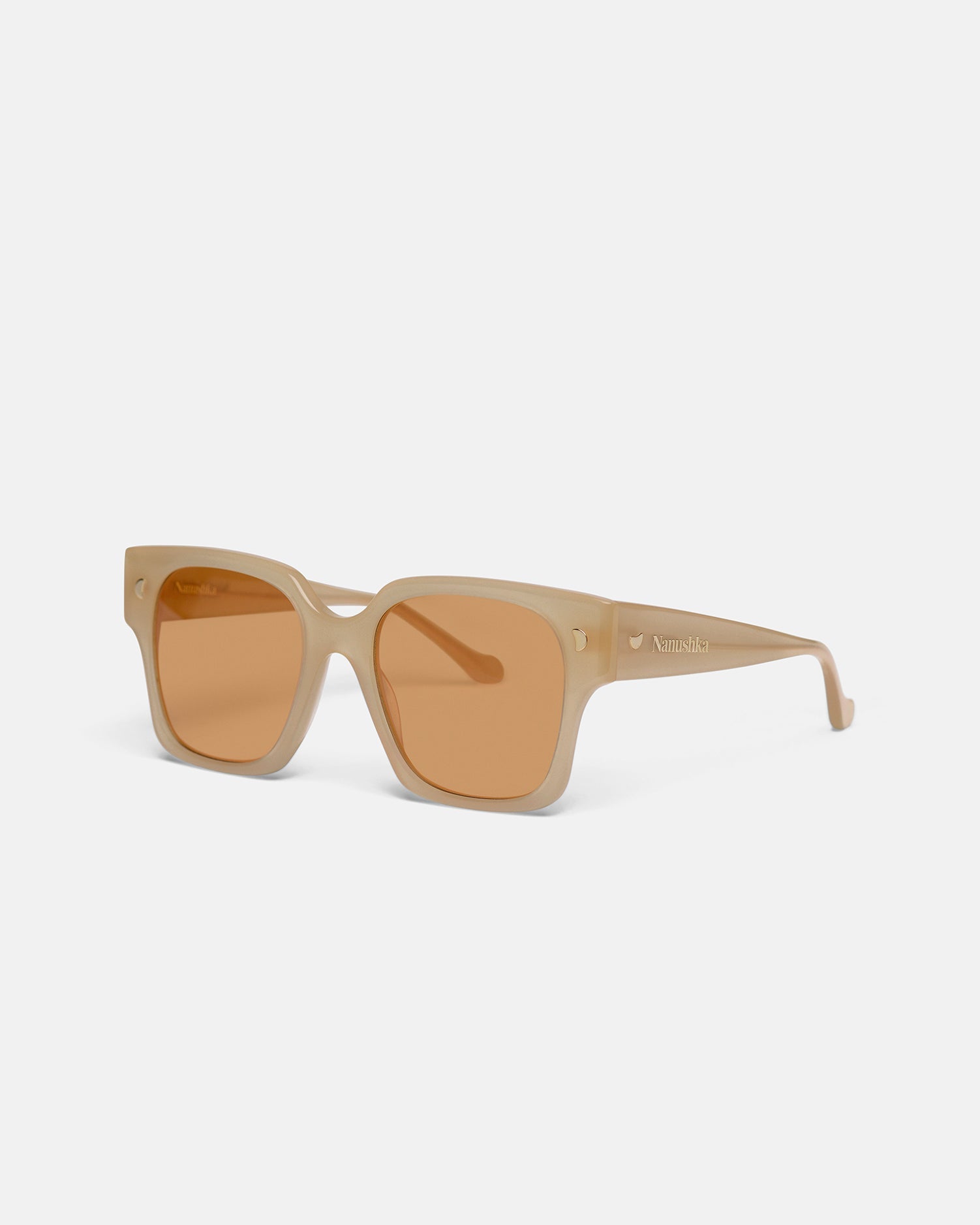 Unisex | Shae Bio-Plastic Oversized Sunglasses | Sand