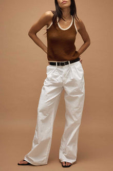 AMO Denim | Sheryl Trouser in White