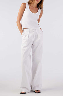 AMO Denim | Sheryl Trouser in White