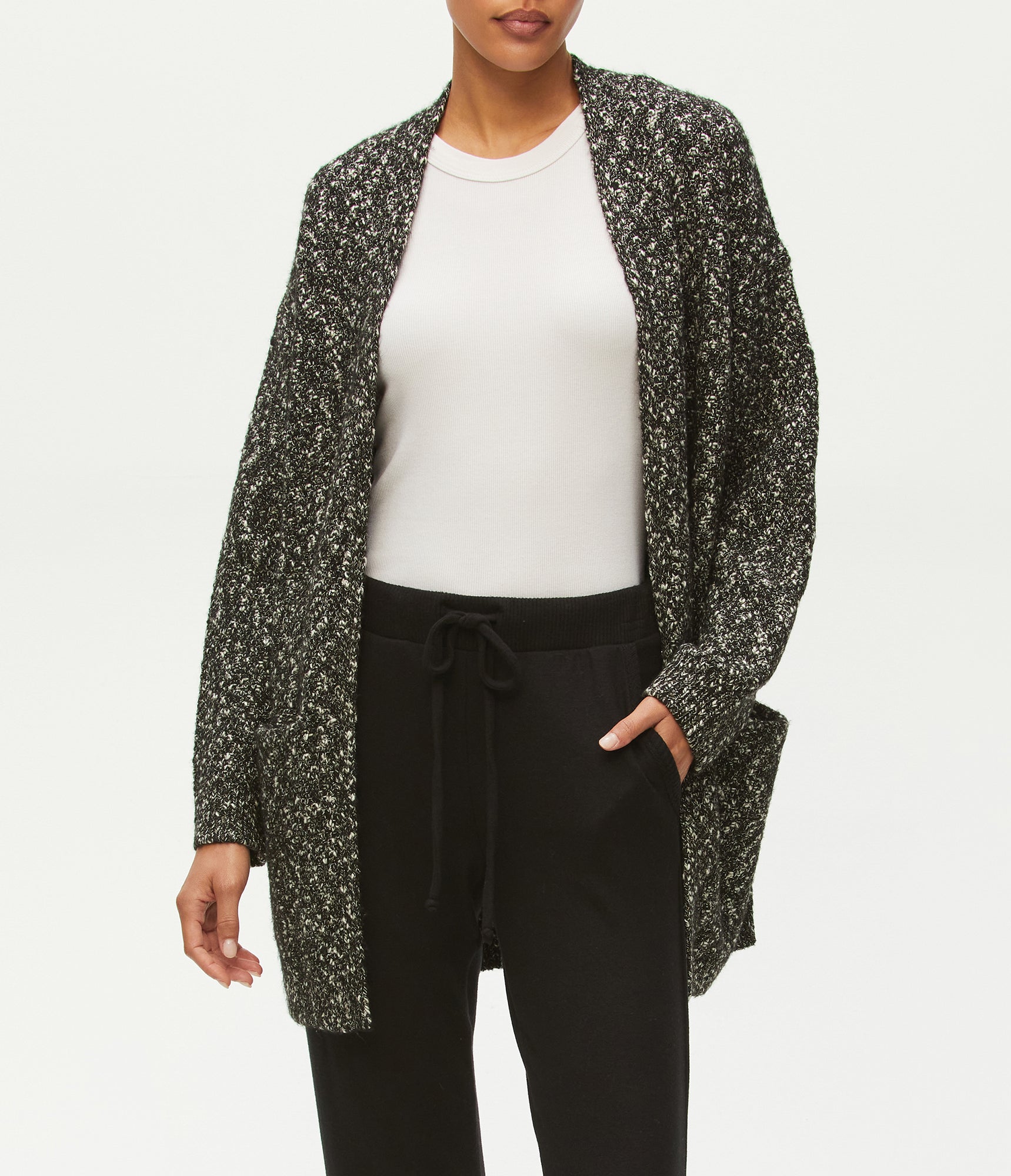 Lida Oversized Cardigan | Black