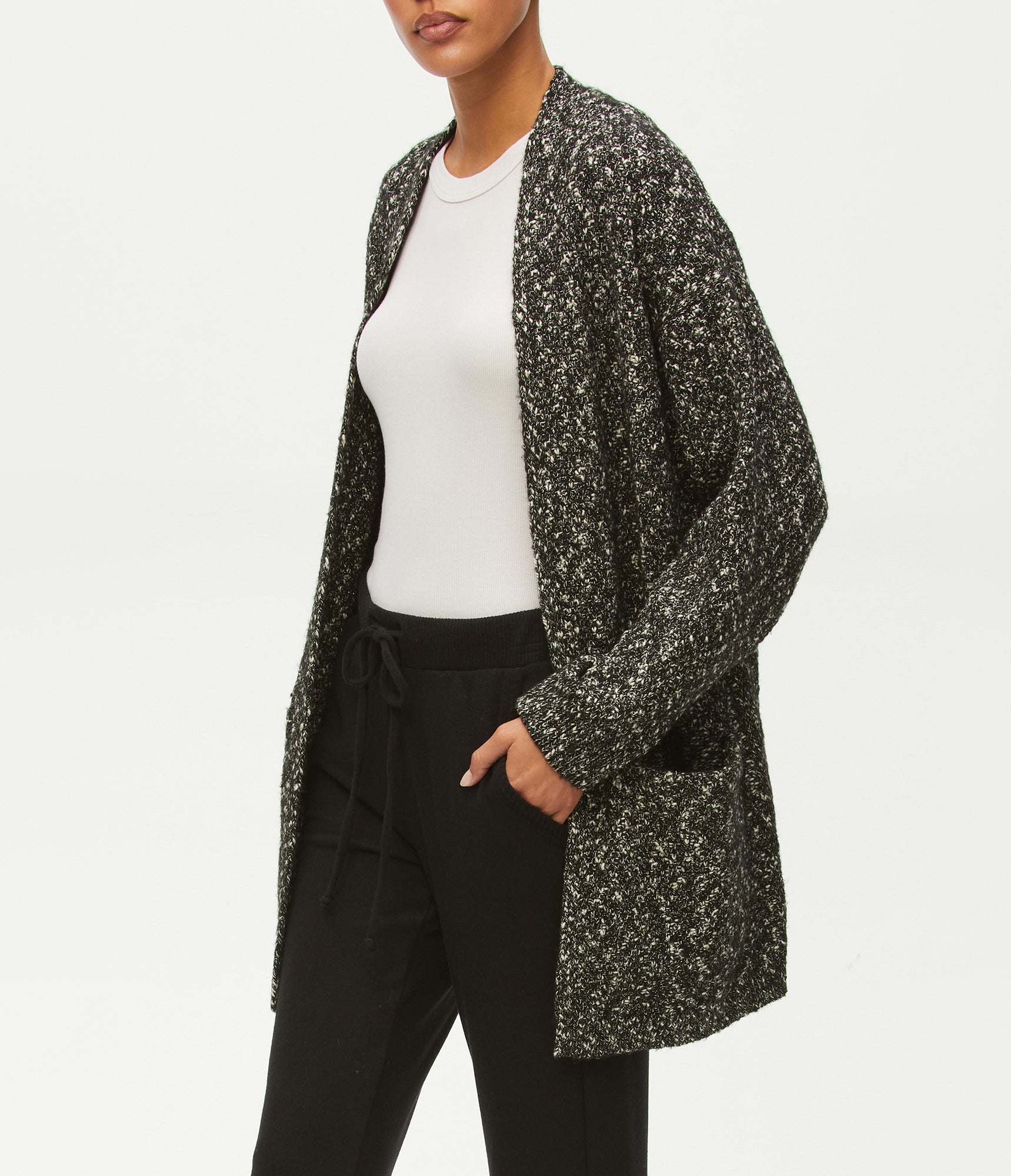 Lida Oversized Cardigan | Black