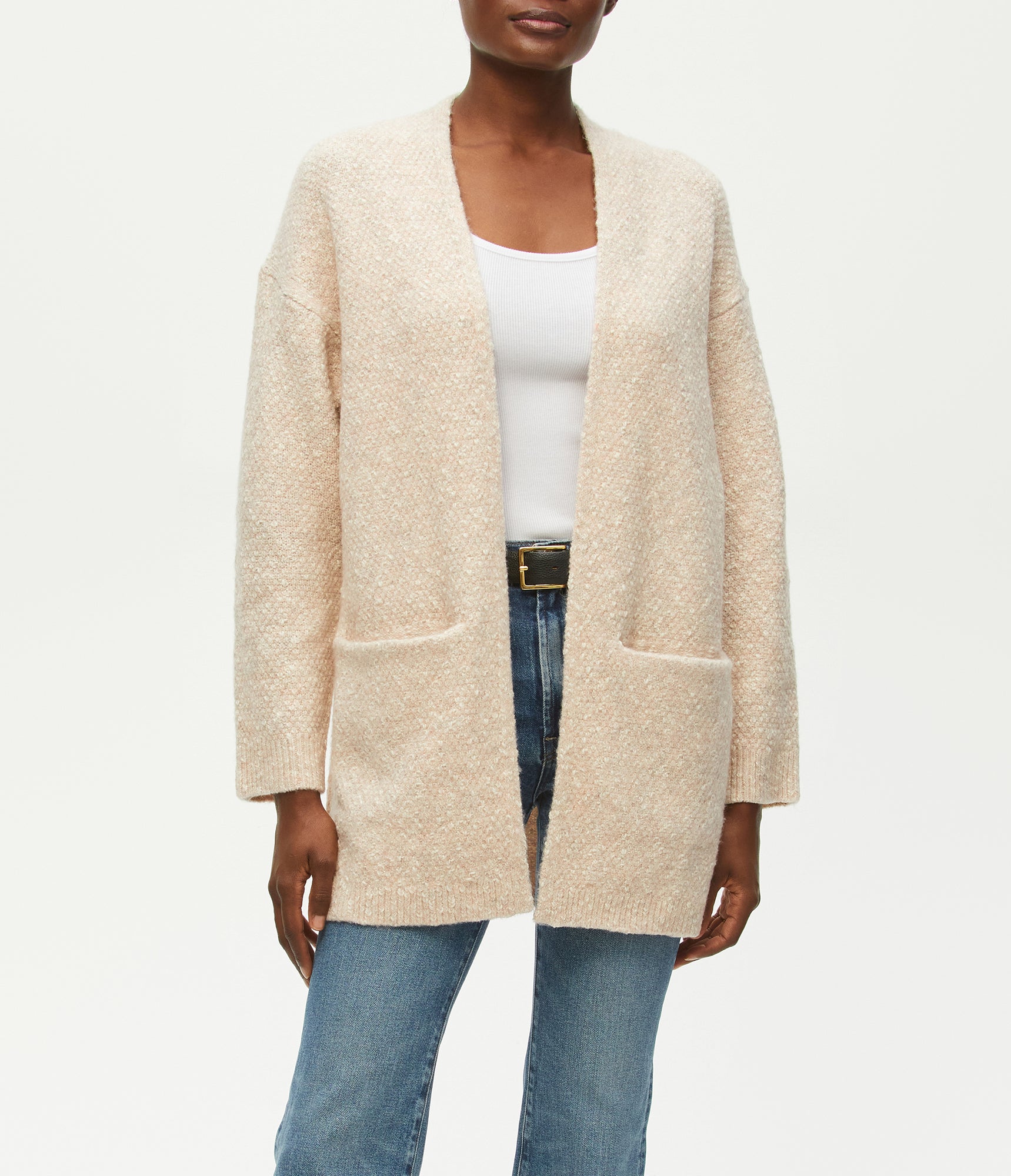 Lida Oversized Cardigan | Rose