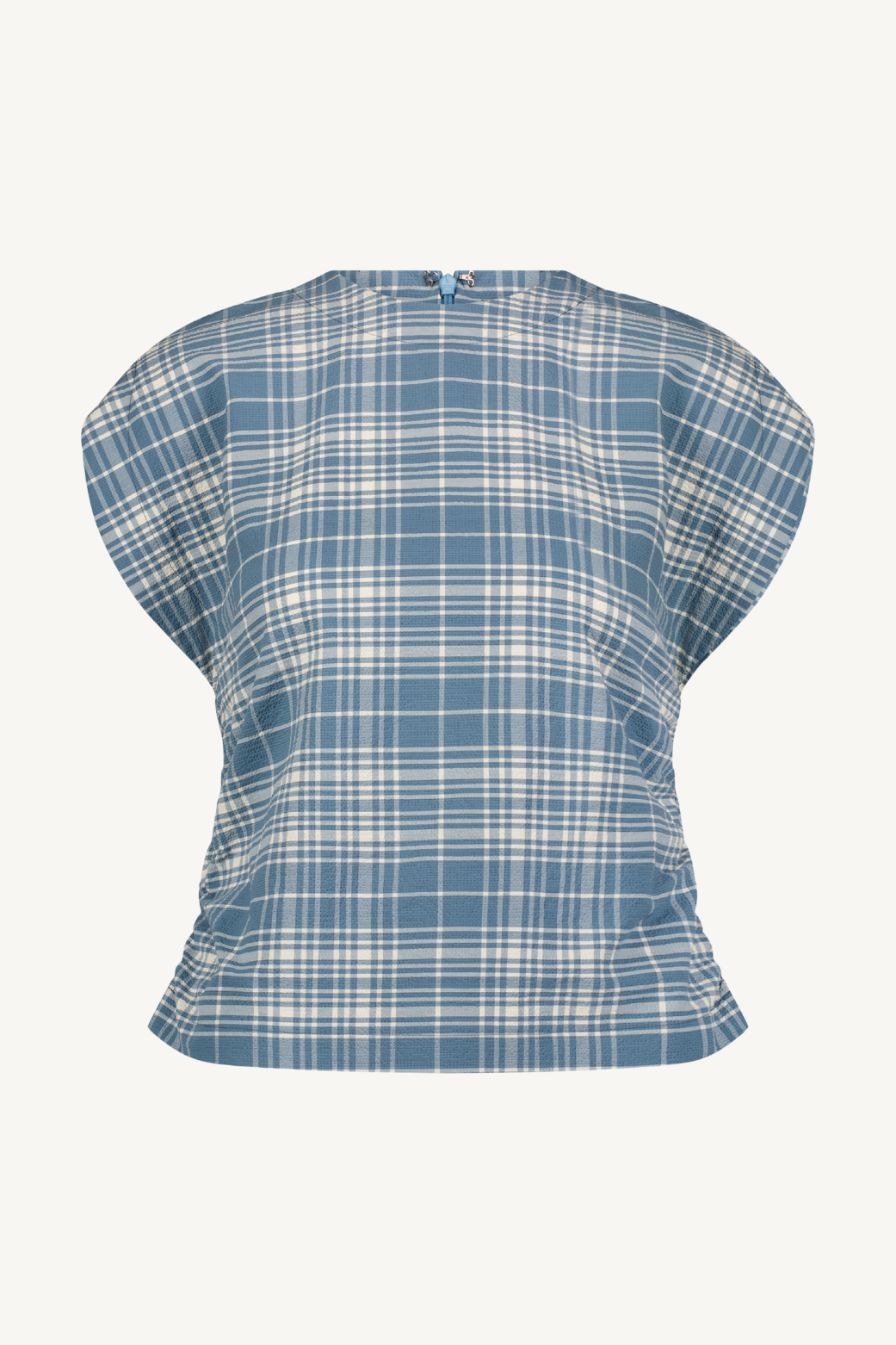 Plaid Seersucker Tie Top | Mallard