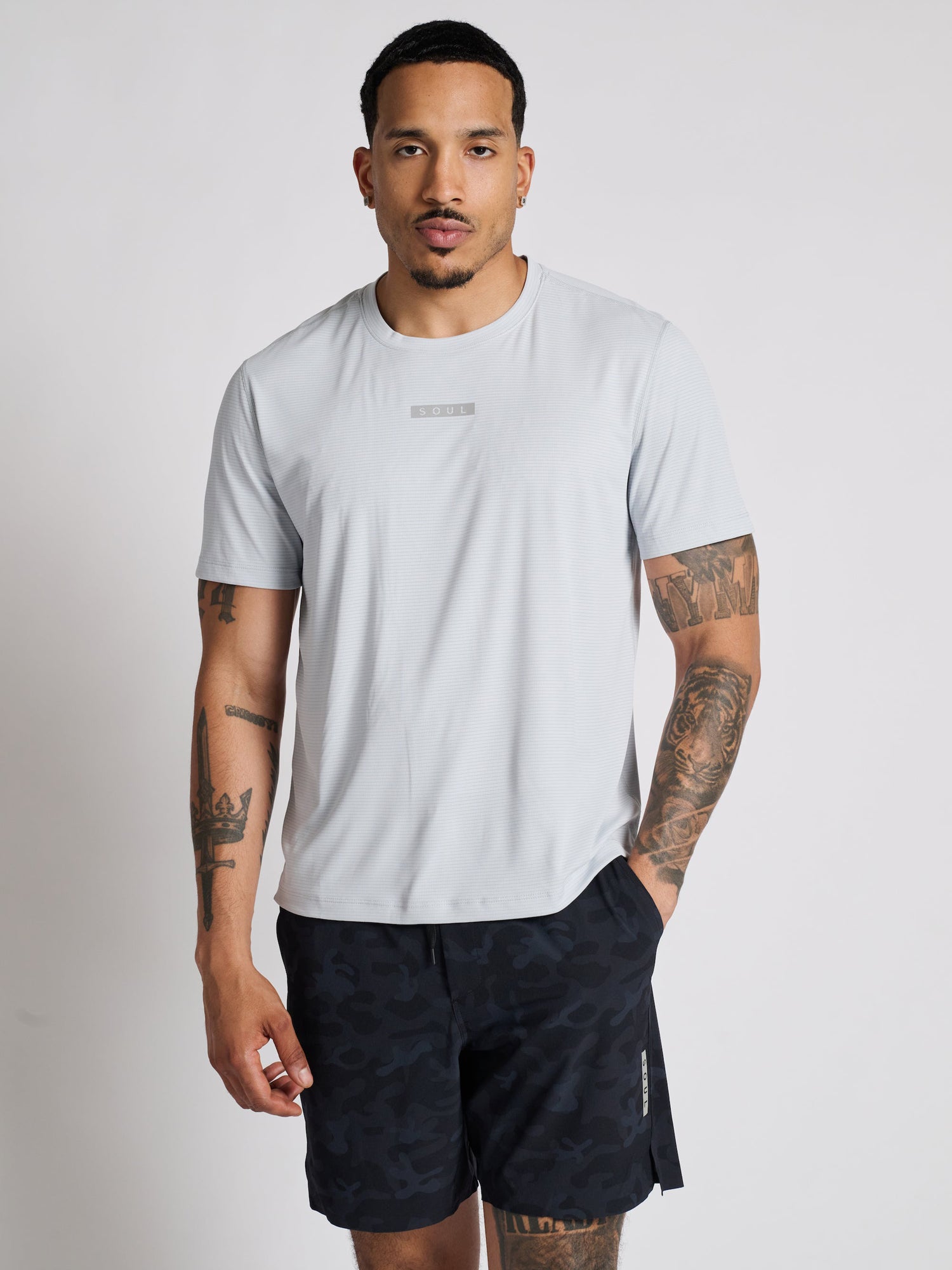 Men | Ten Thousand | The Lightweight Short Sleeve | Light Grey