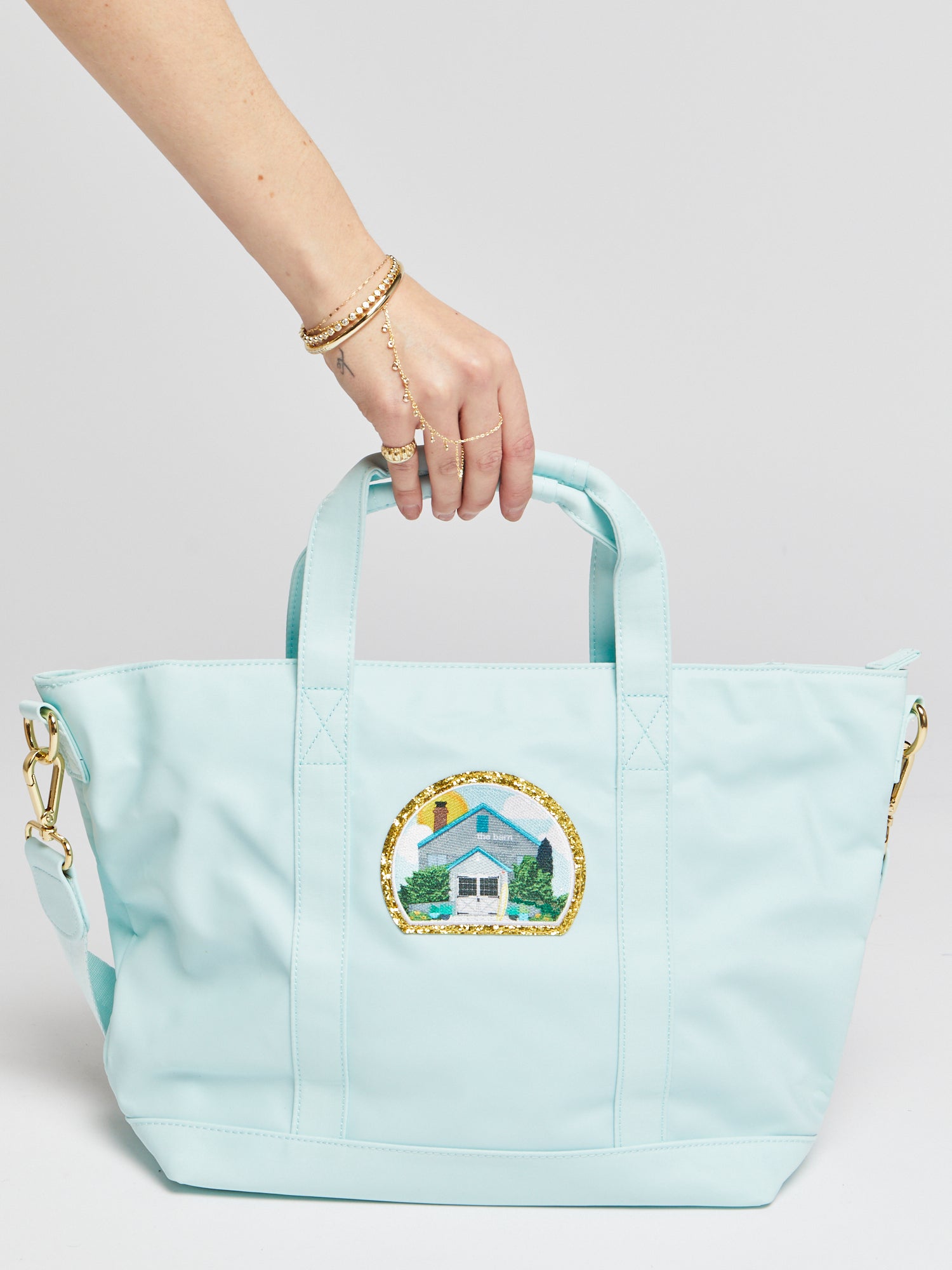 Stoney Clover Lane | Mini Tote Bag | Sky Blue