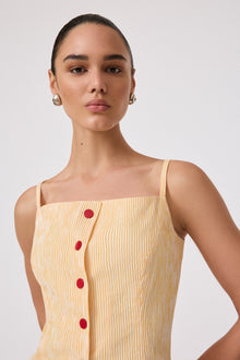 Striped Seersucker Top | Mango