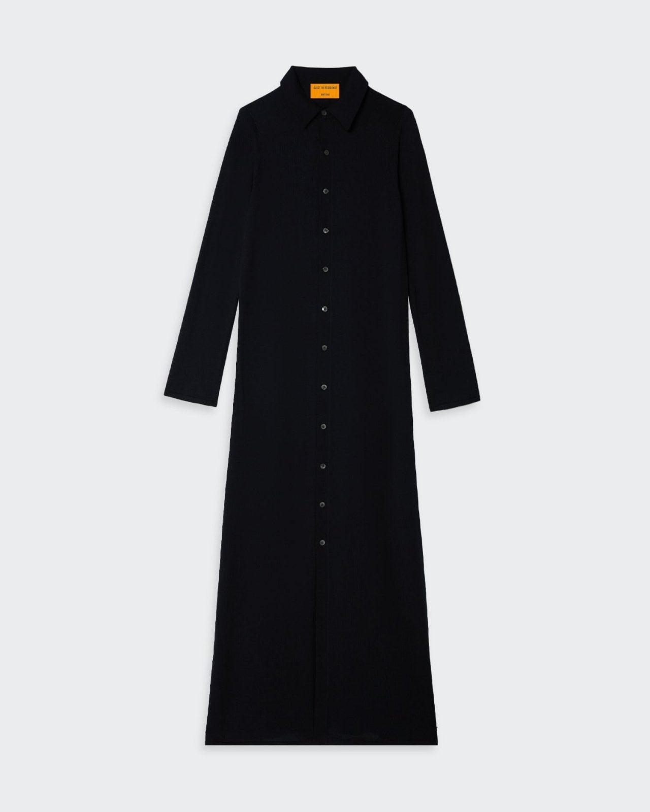 Womens | Showtime Shirt Dress In Silk/Linen | Black