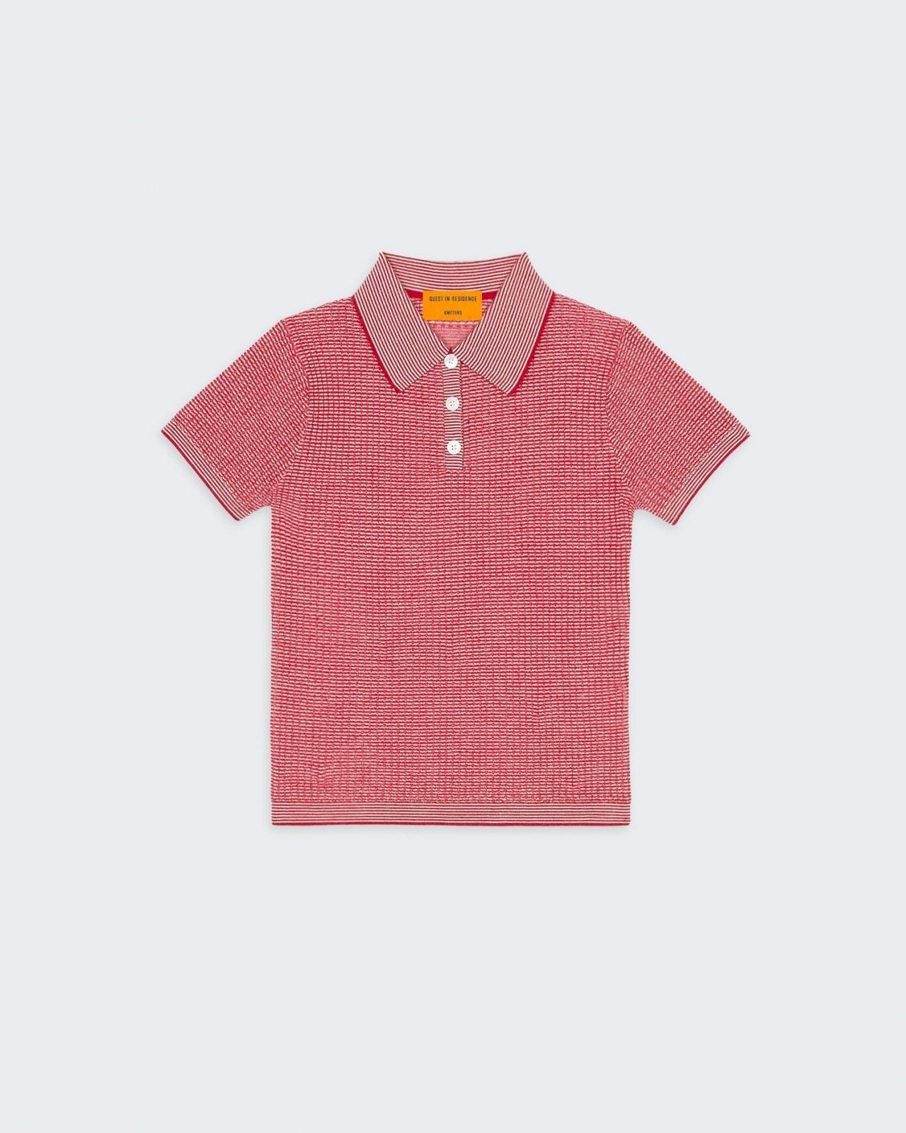 Womens | Shrunken Polo | True Red/Cream
