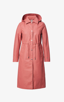 Simone Semi-Fitted Raincoat With Detachable Hood | Rosewood