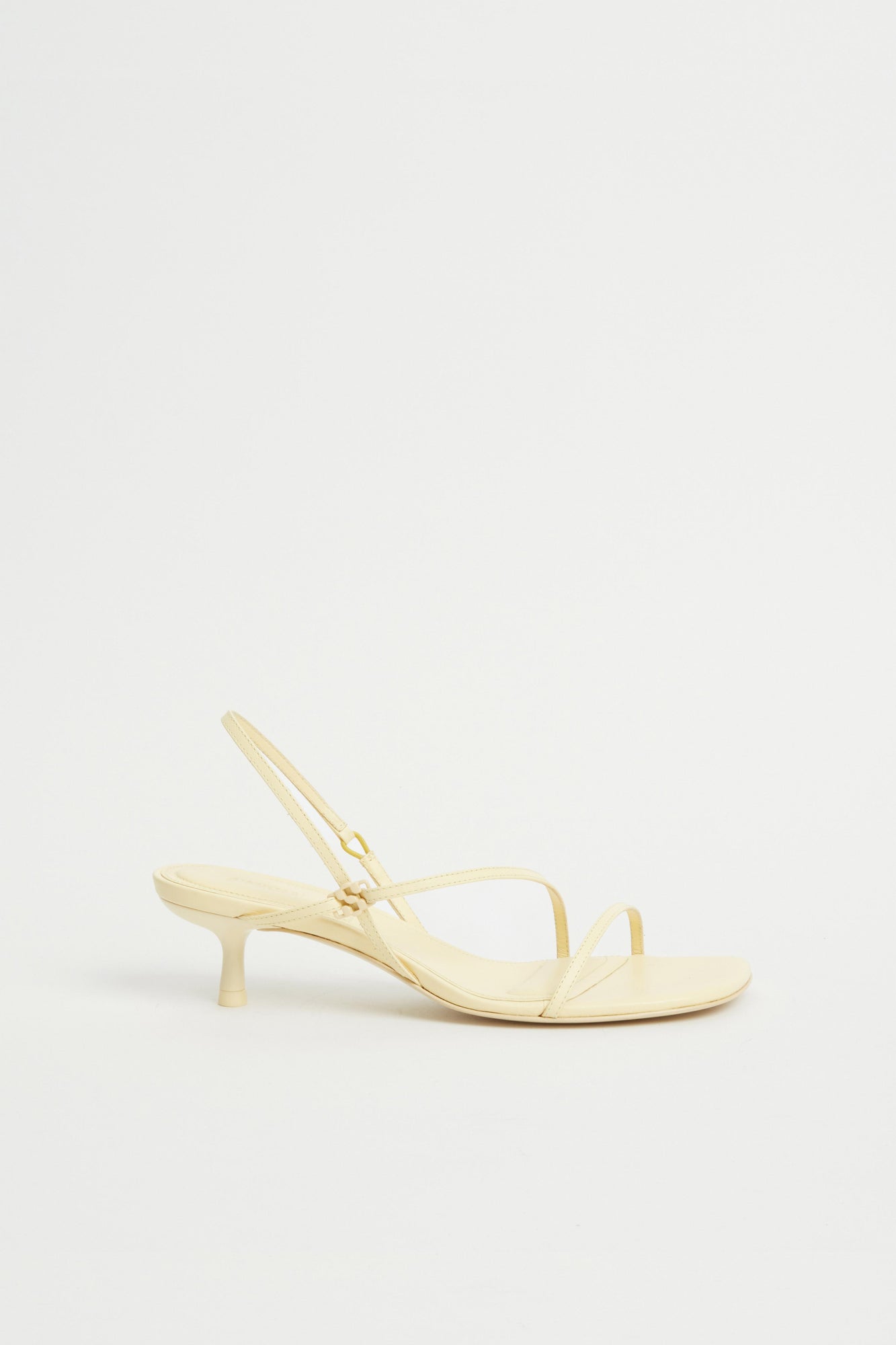 Womens | Cedonia Kitten Heel Sandal | Buttercream