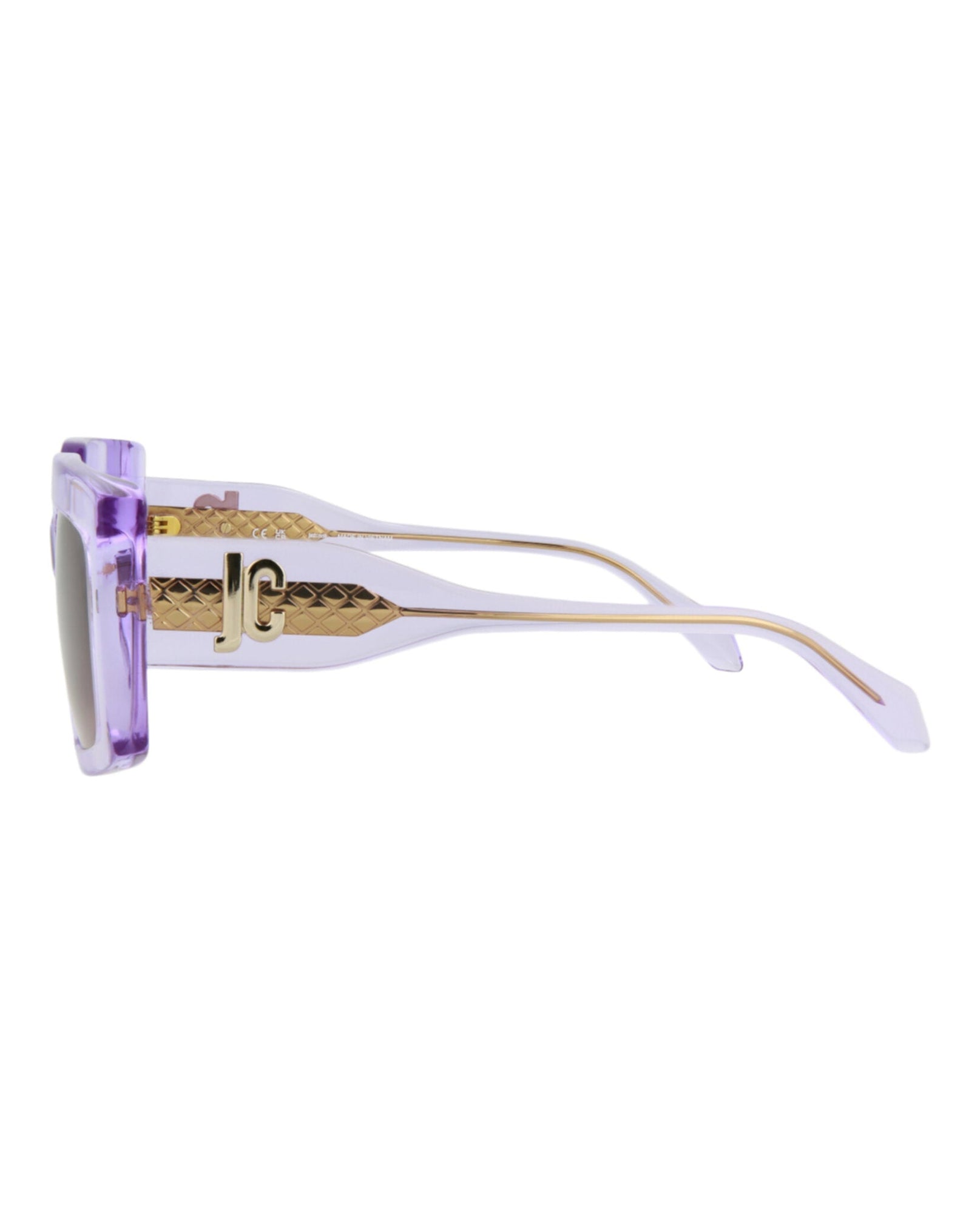 Just Cavalli Square Acetate Sunglasses | Violet