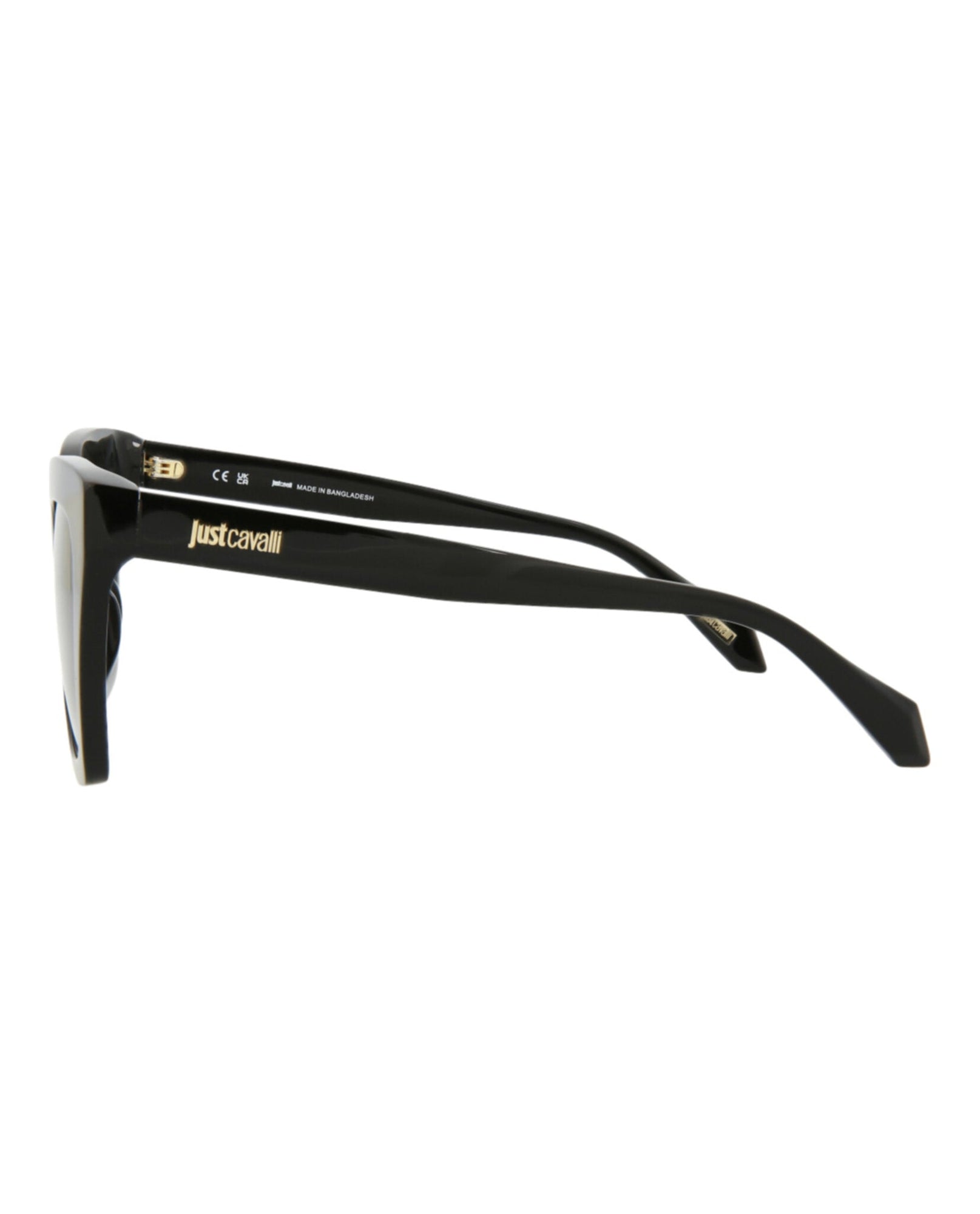 Just Cavalli Cat Eye Acetate Sunglasses | Black