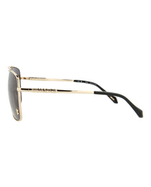 Just Cavalli Aviator Metal Sunglasses | Gold