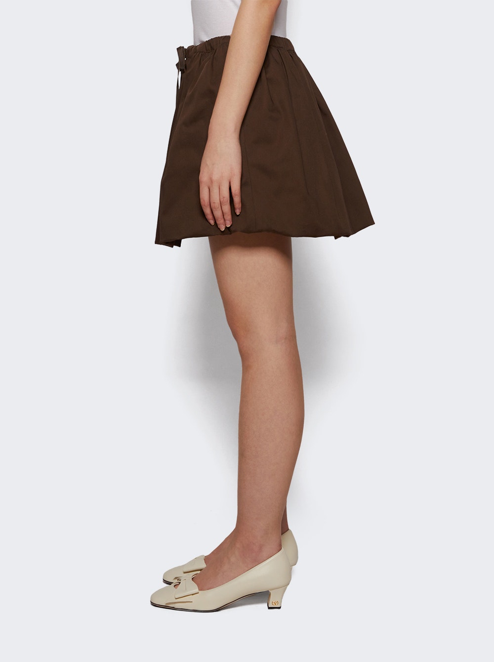 Women | Patou | Volume Mini Skirt Java Brown
