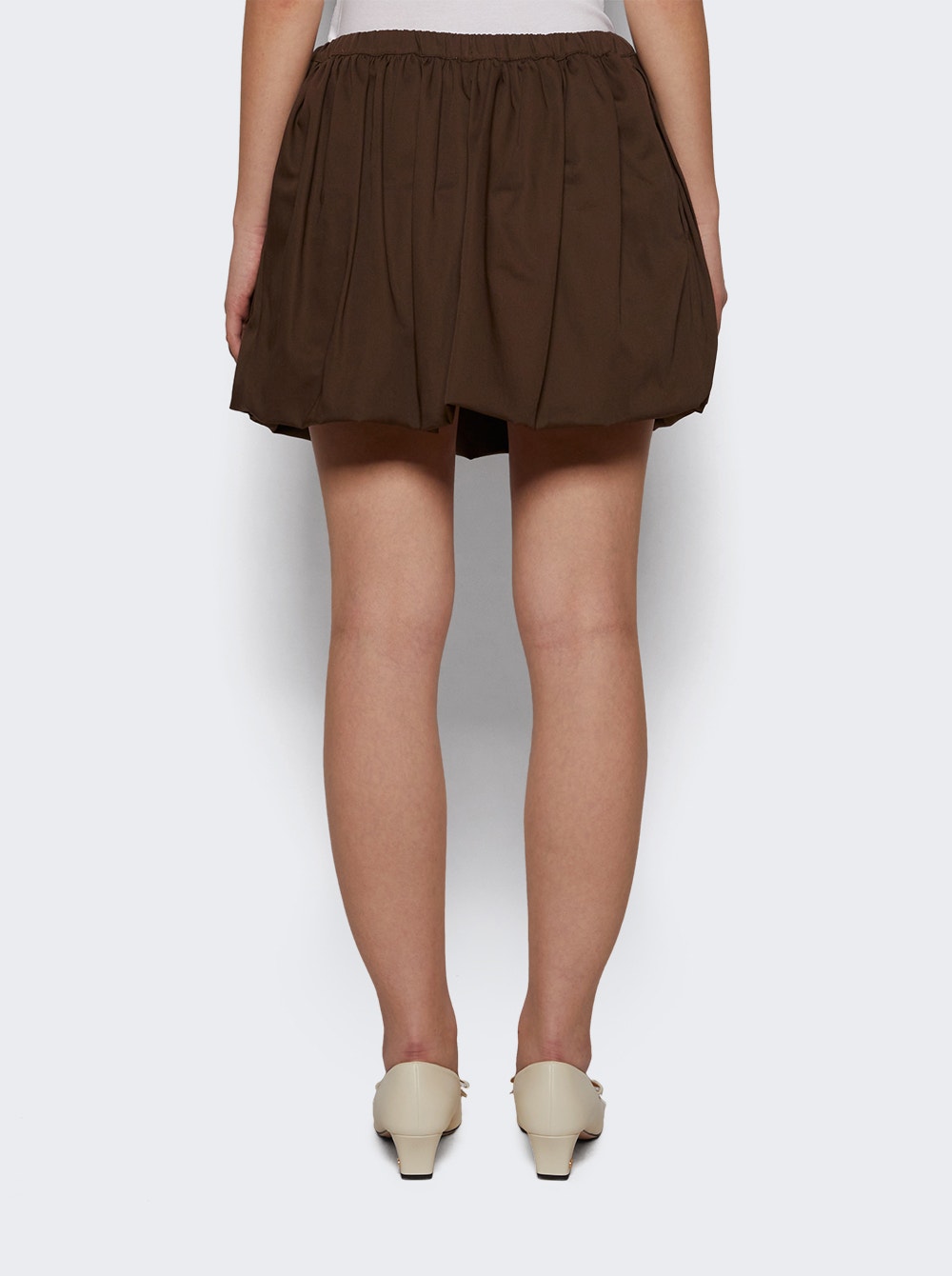 Women | Patou | Volume Mini Skirt Java Brown