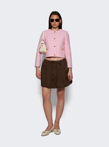 Women | Patou | Volume Mini Skirt Java Brown