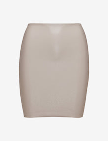 Sale: Faux Leather Mini Skirt::Sand::Main