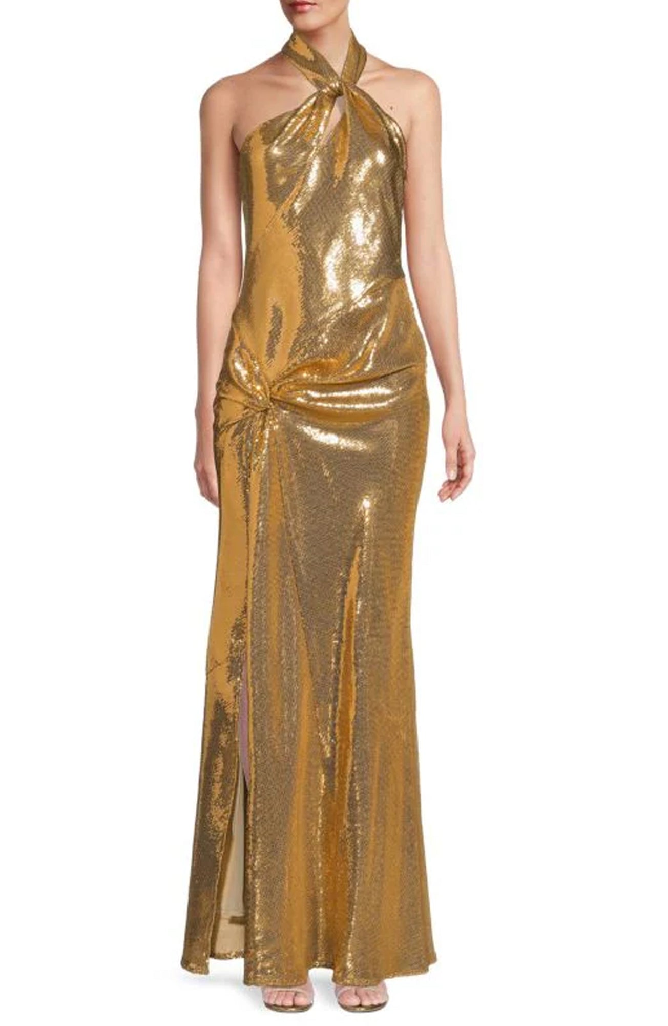 ronny kobo brown sequin dress Selina Dress
