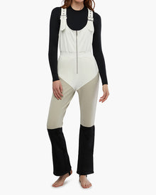 Sleeveless Ski Suit | Off White/Taupe/Black