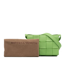 Bottega Veneta | Pre-Owned Nappa Intrecciato Cassette Crossbody | Green/Light Green