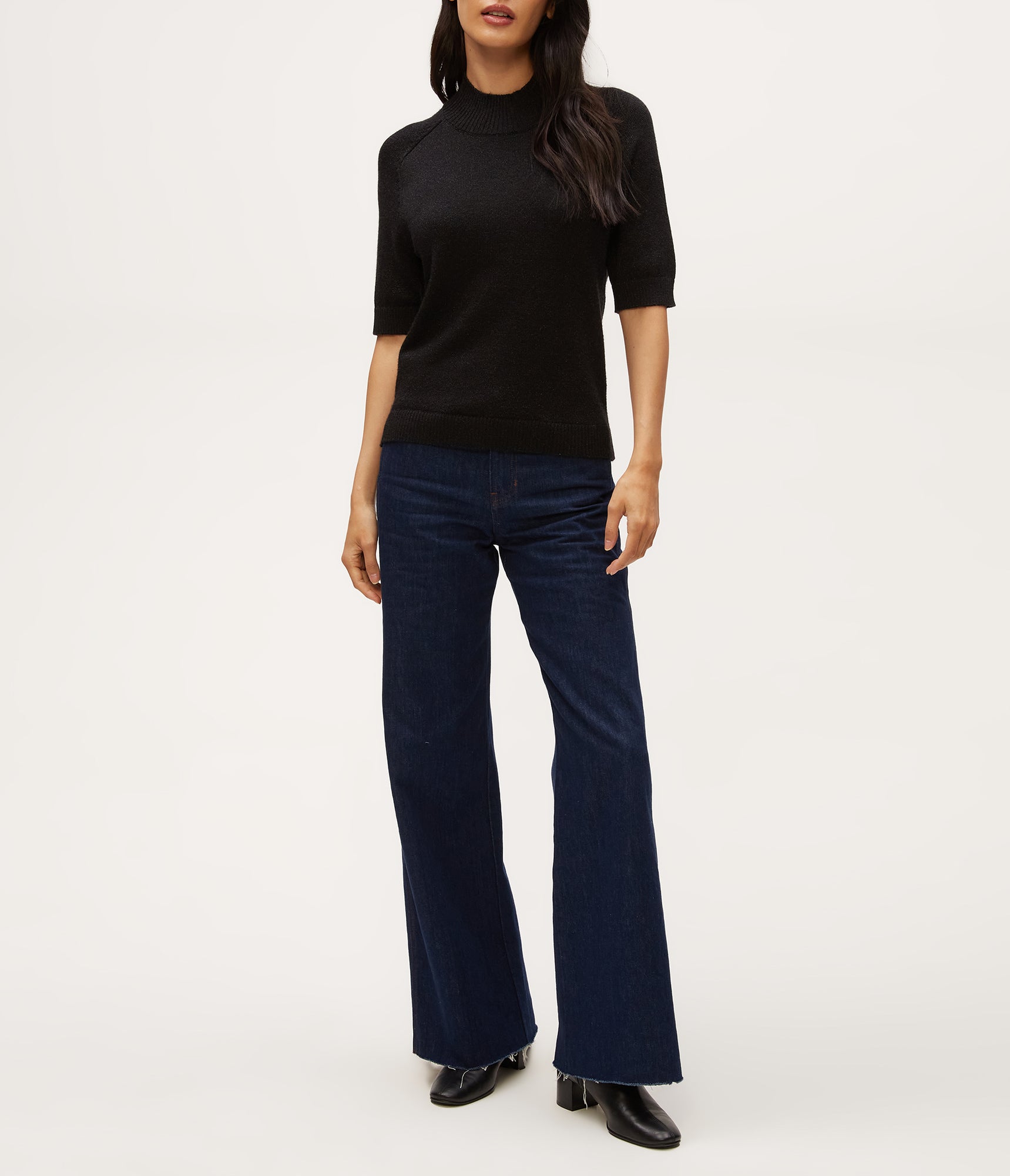 Sabel Metallic Sweater | Black