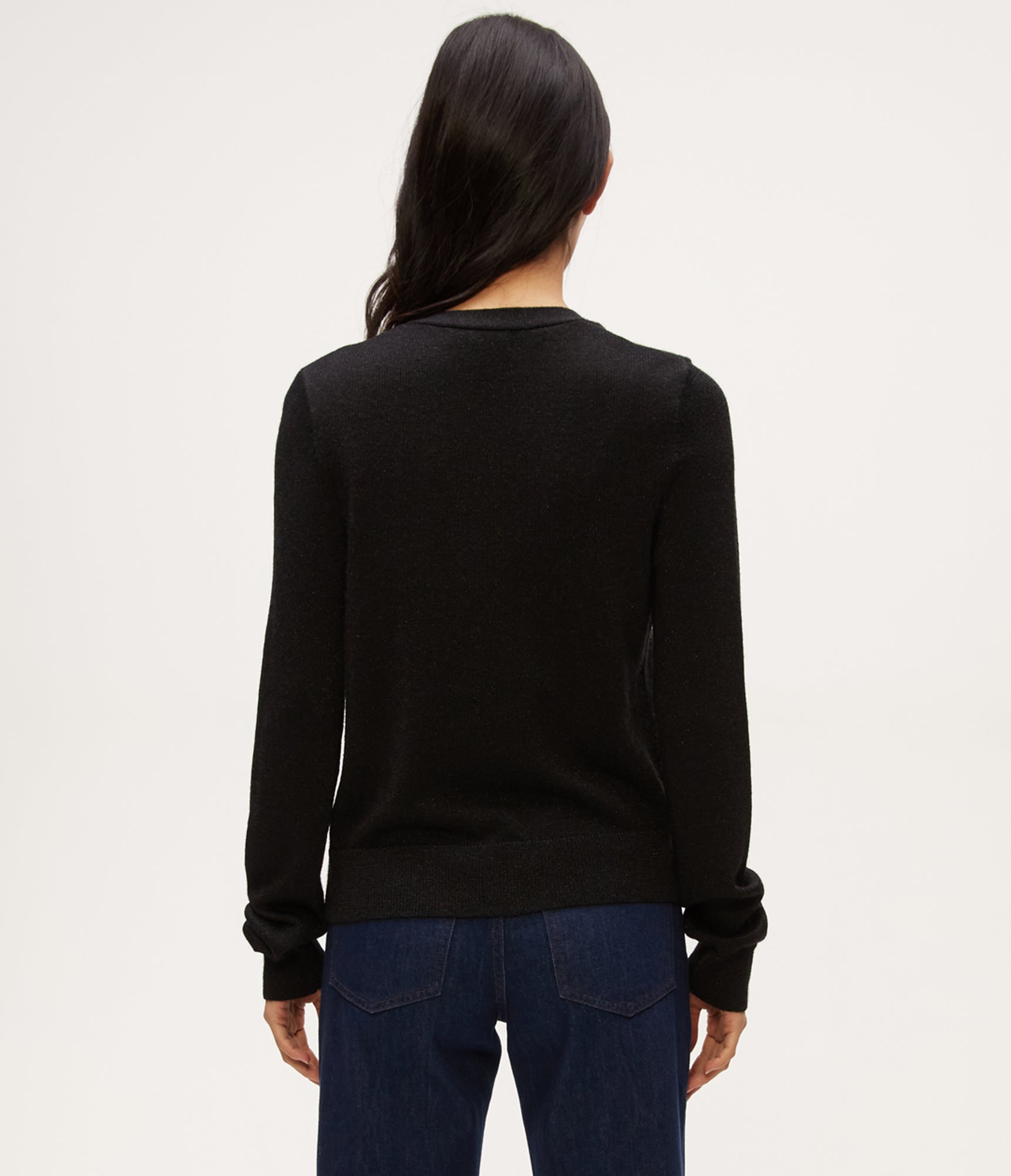 Ruiz Metallic Cardigan | Black