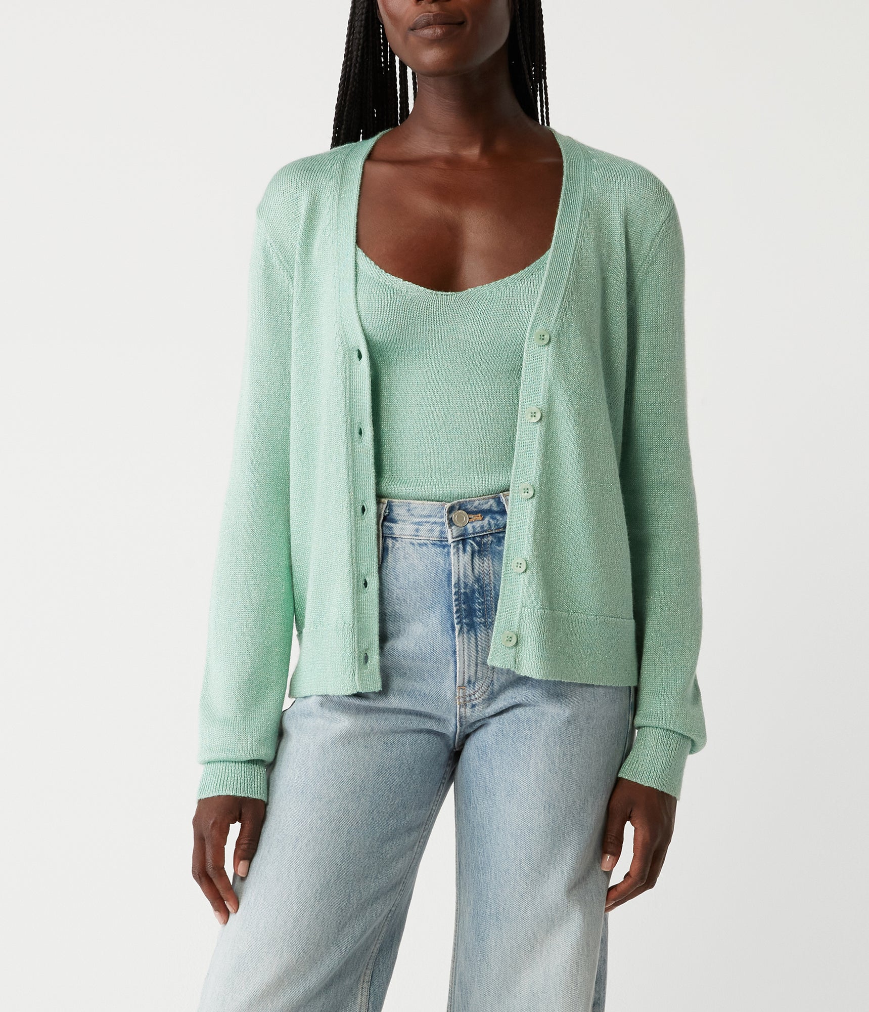 Ruiz Cardigan | Sea Foam