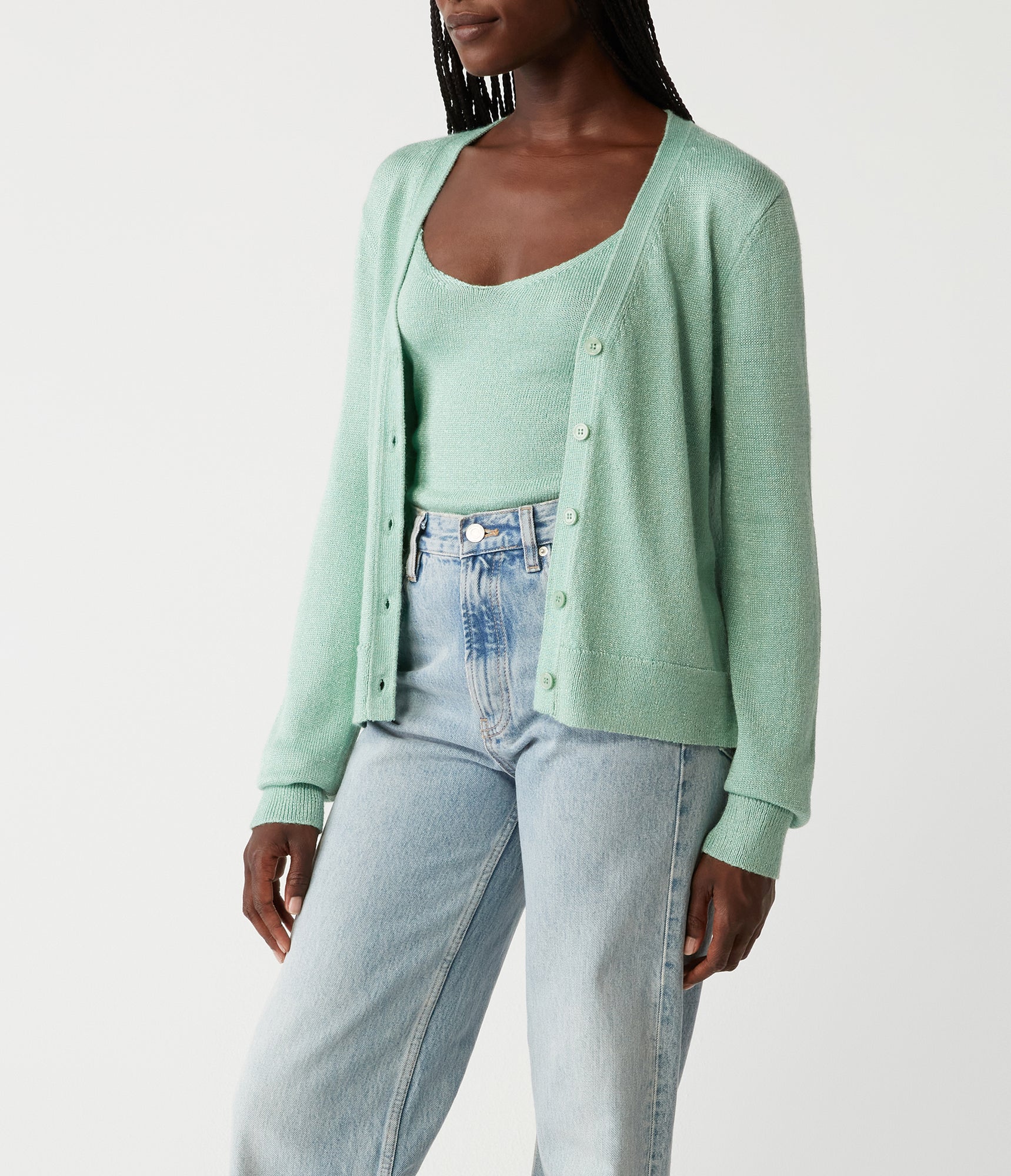 Ruiz Cardigan | Sea Foam