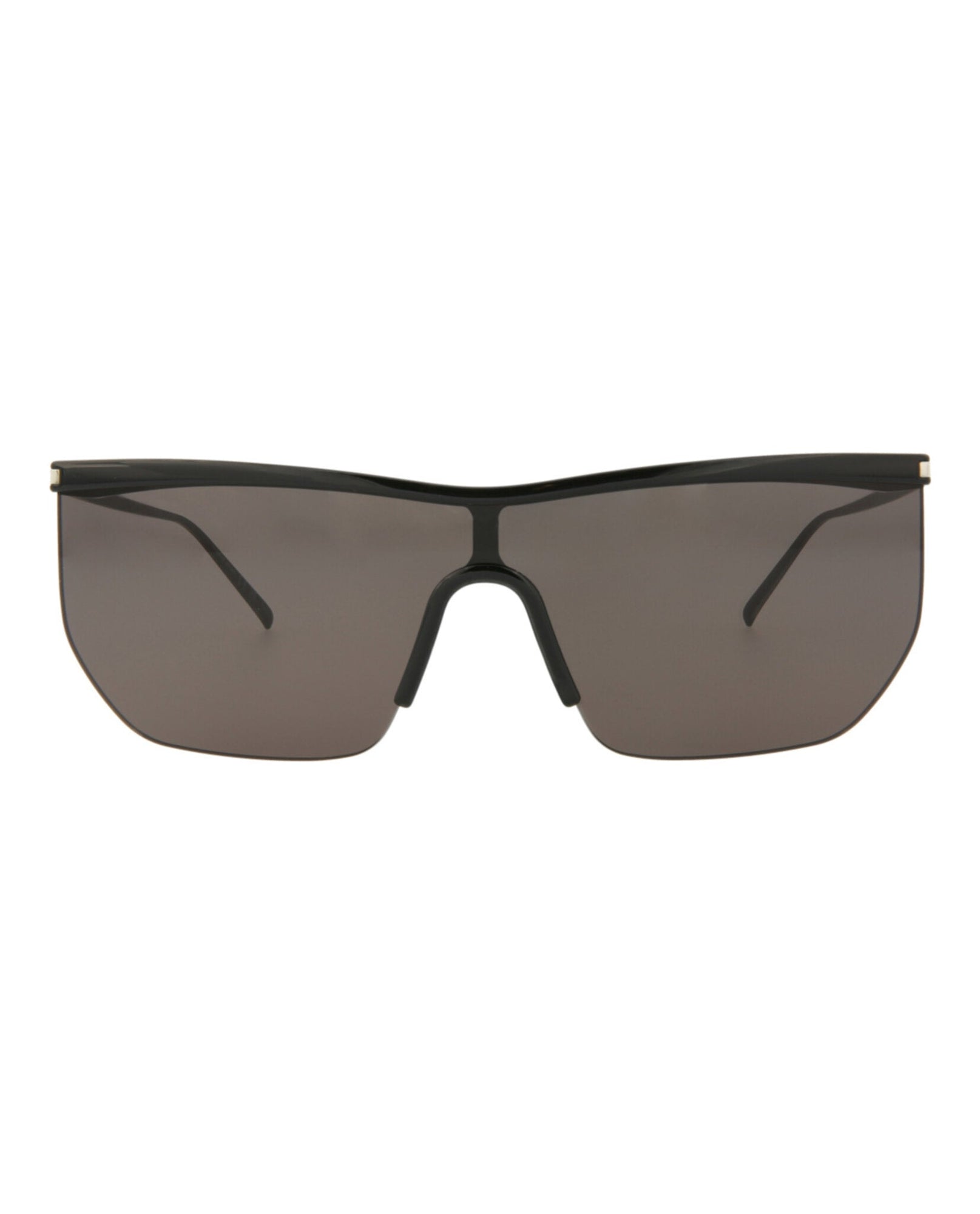 Saint Laurent Shield Injection Sunglasses | Black