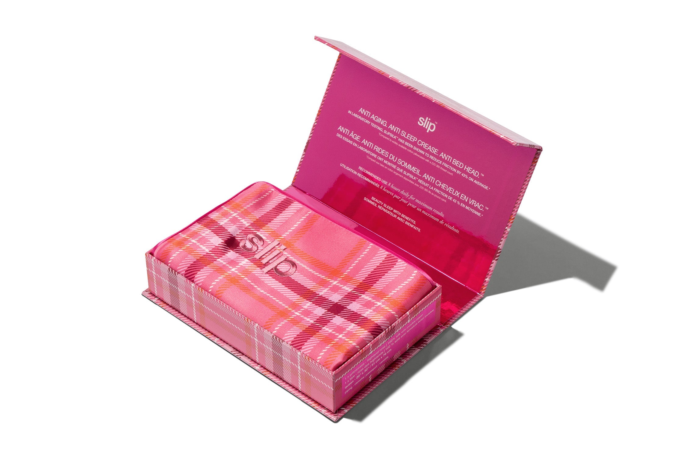 Highland Queen Zippered Pillowcase | Rose