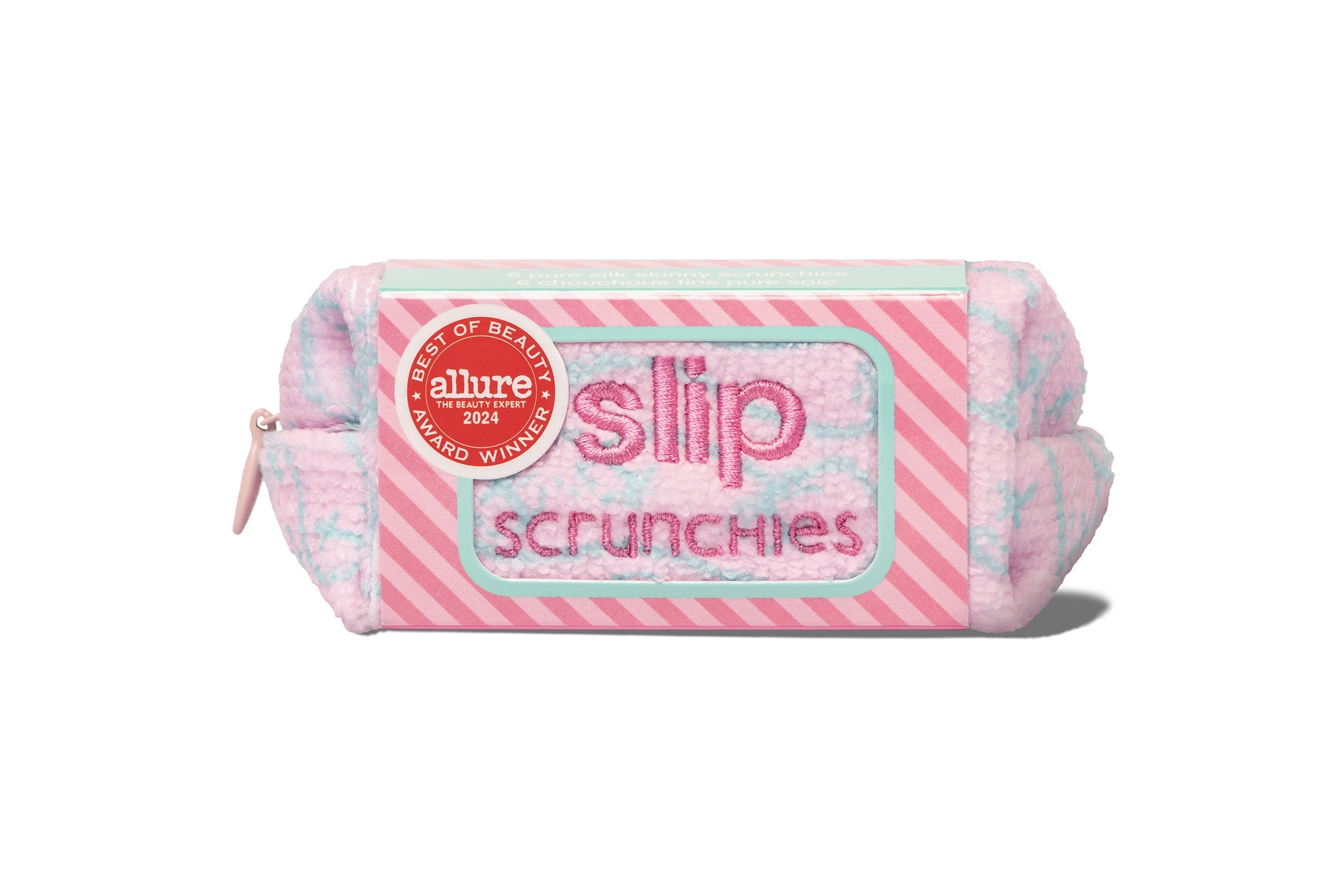 High Tide Skinny Scrunchies with Complimentary Pouch | Multi | Set of 7
