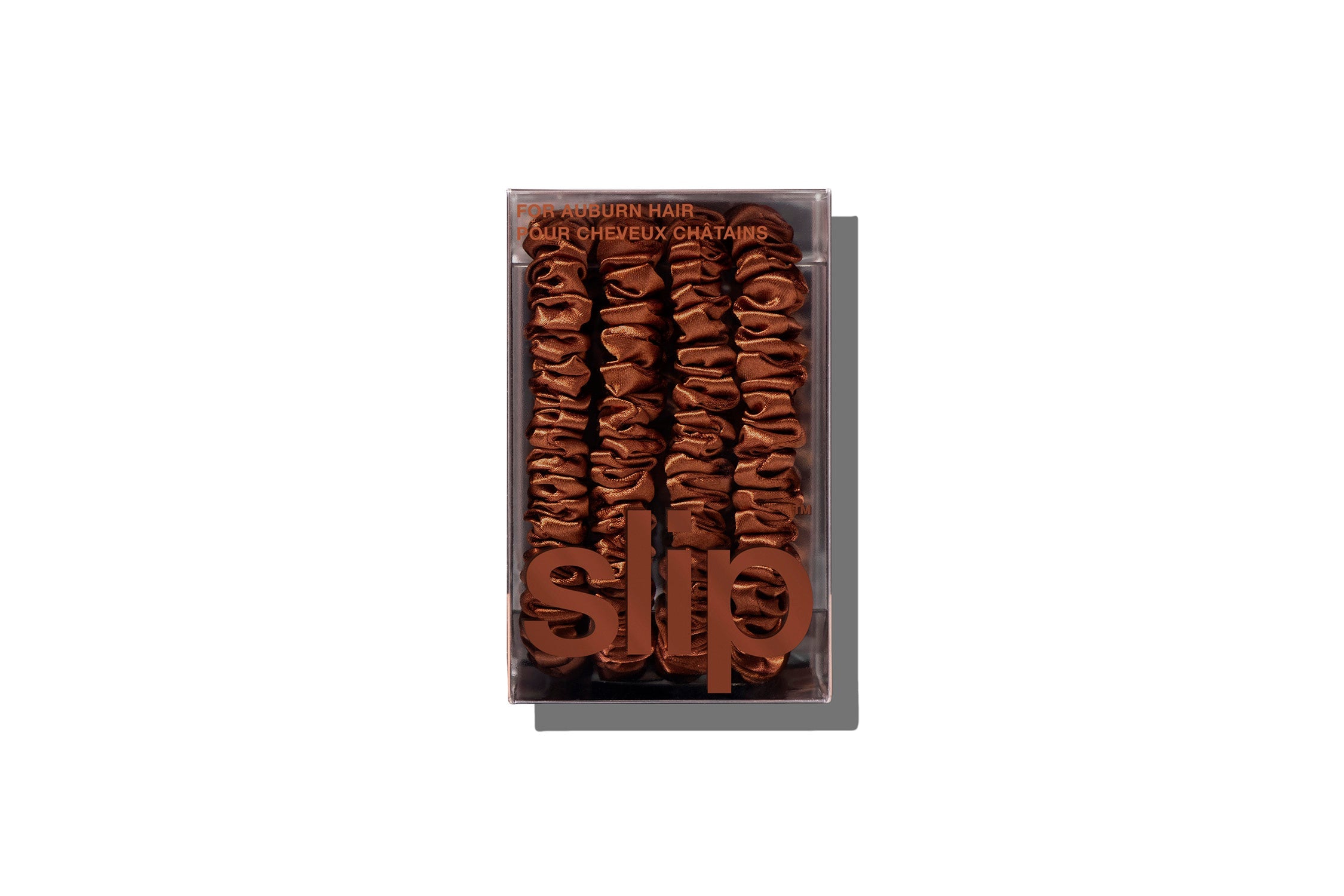 Back to Basics Skinny Scrunchies | Auburn | Set of 4
