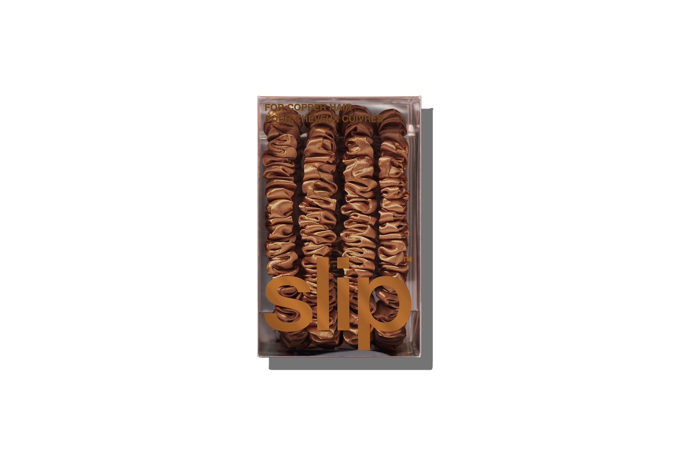 Back to Basics Skinny Scrunchies | Copper | Set of 4