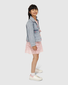 Kids | Sweet Like Me Denim Jacket | Stonewash