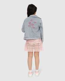 Kids | Sweet Like Me Denim Jacket | Stonewash