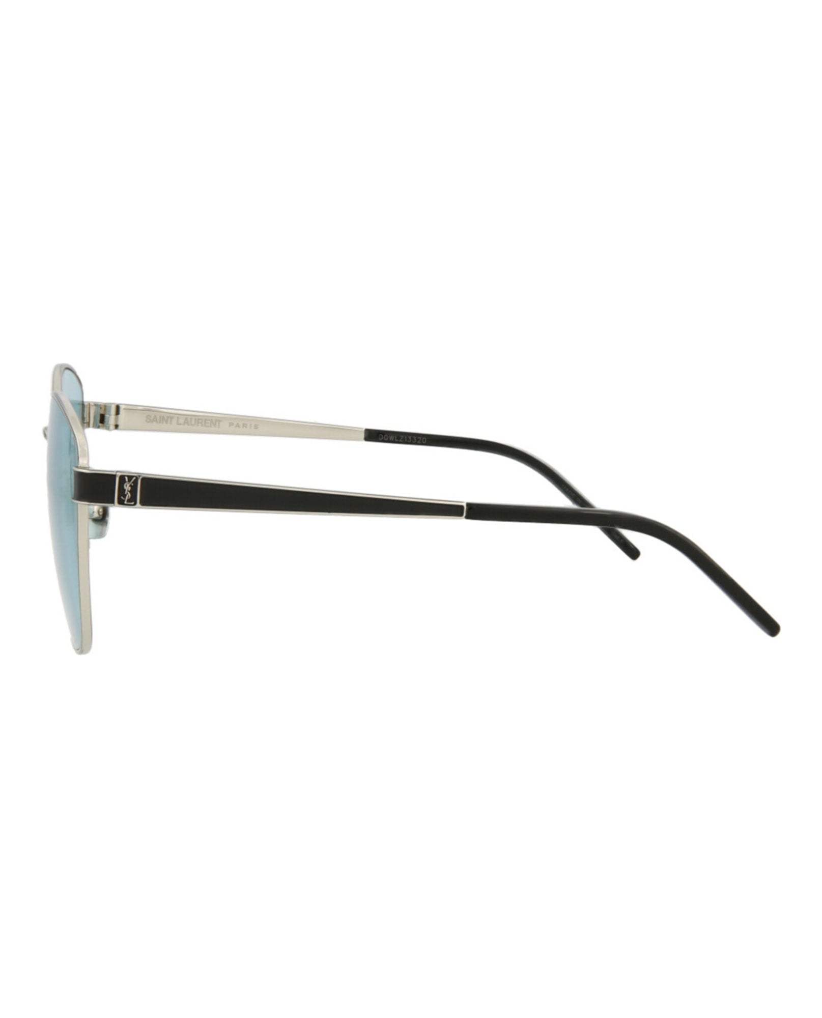 Saint Laurent Square Metal Sunglasses | SILVER