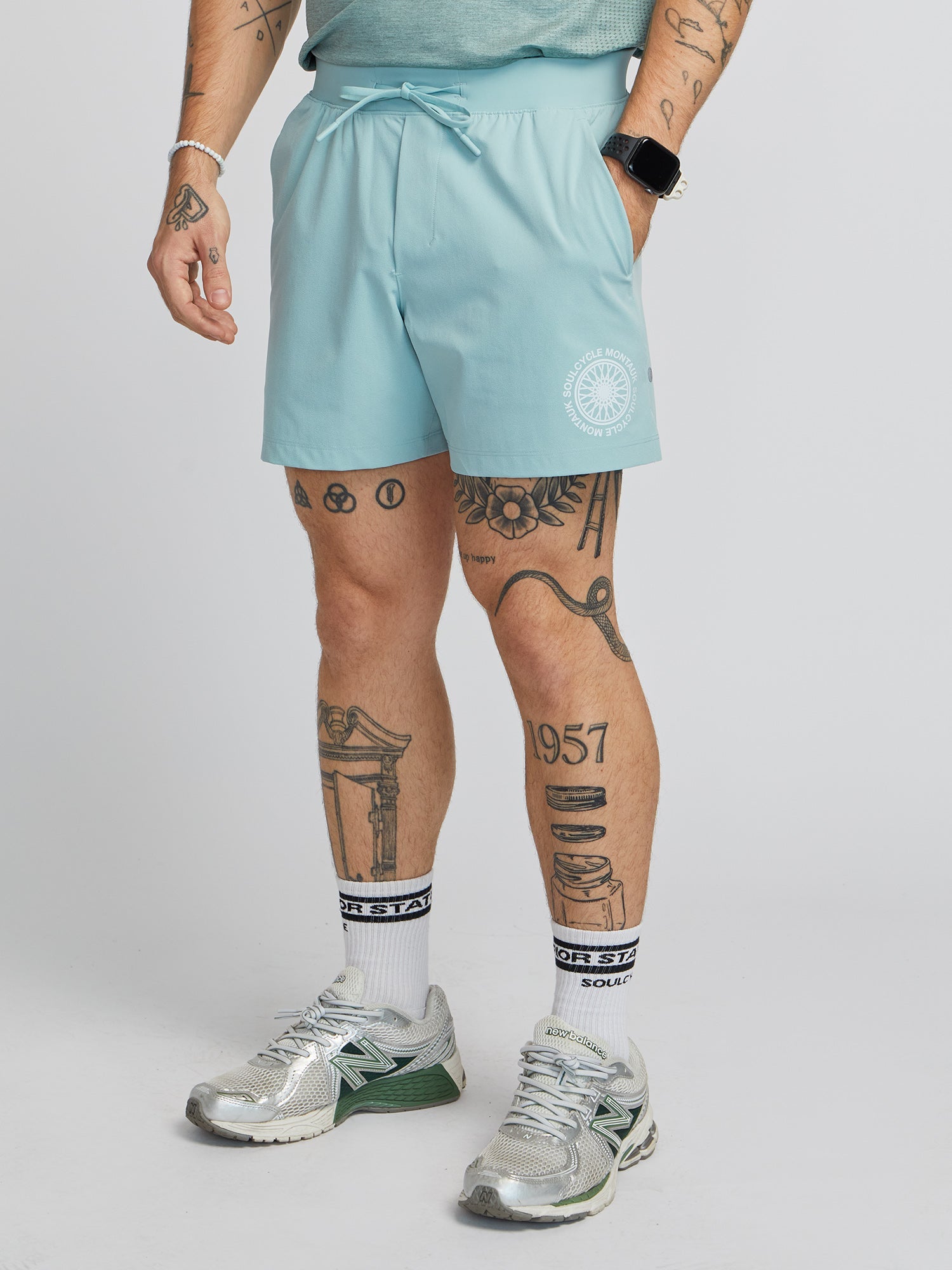 Men | Lululemon | Zeroed In 5" Linerless BARN | Frosted Jade