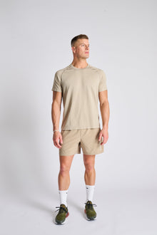 Men | Lululemon | Metal Vent Tech Short Sleeve | Light Ivory/Sheer Oak