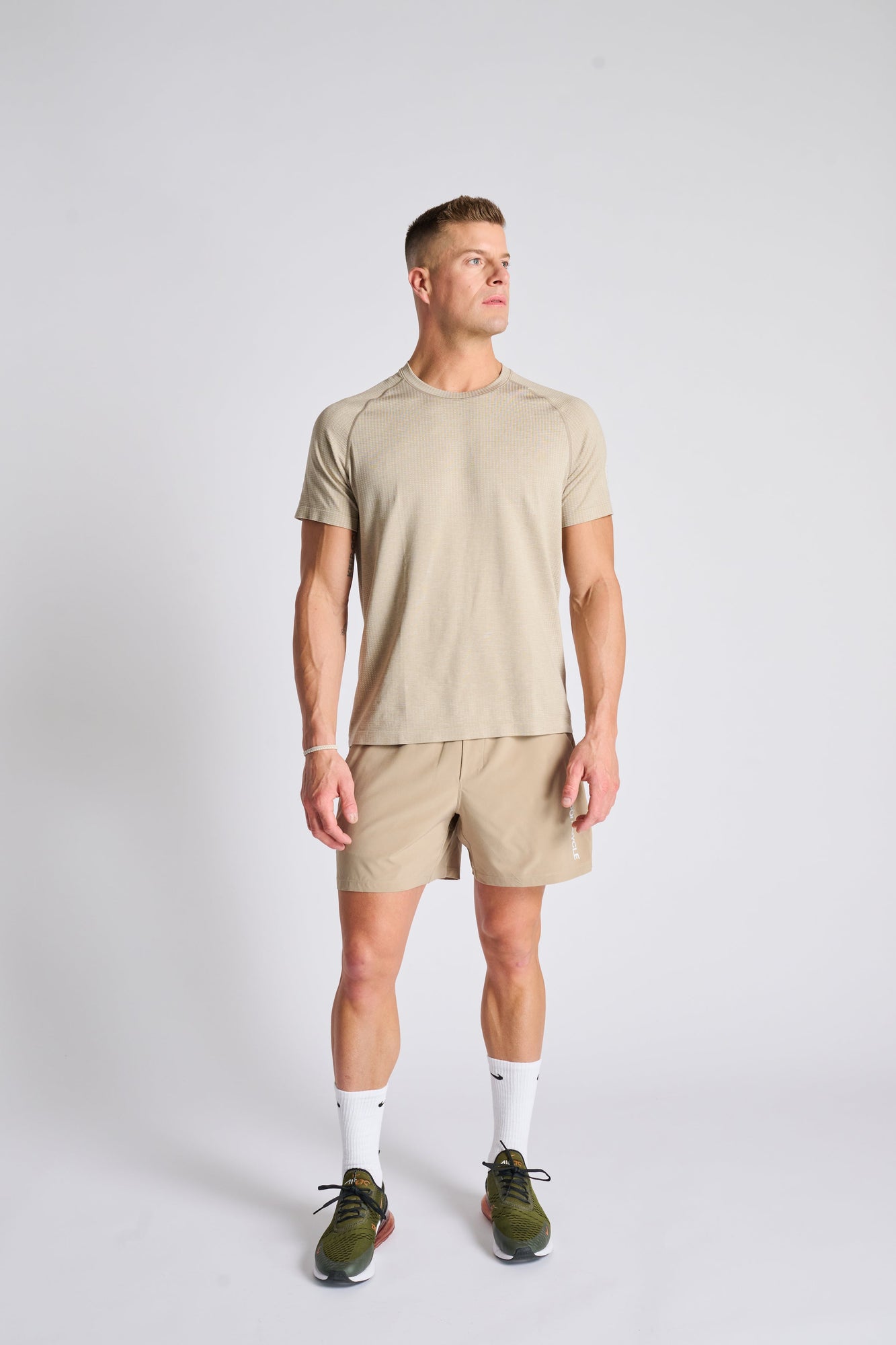 Men | Lululemon | Metal Vent Tech Short Sleeve | Light Ivory/Sheer Oak