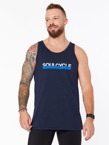 Men | Soul by SoulCycle | Jax Tank Navy | Navy
