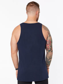 Men | Soul by SoulCycle | Jax Tank Navy | Navy