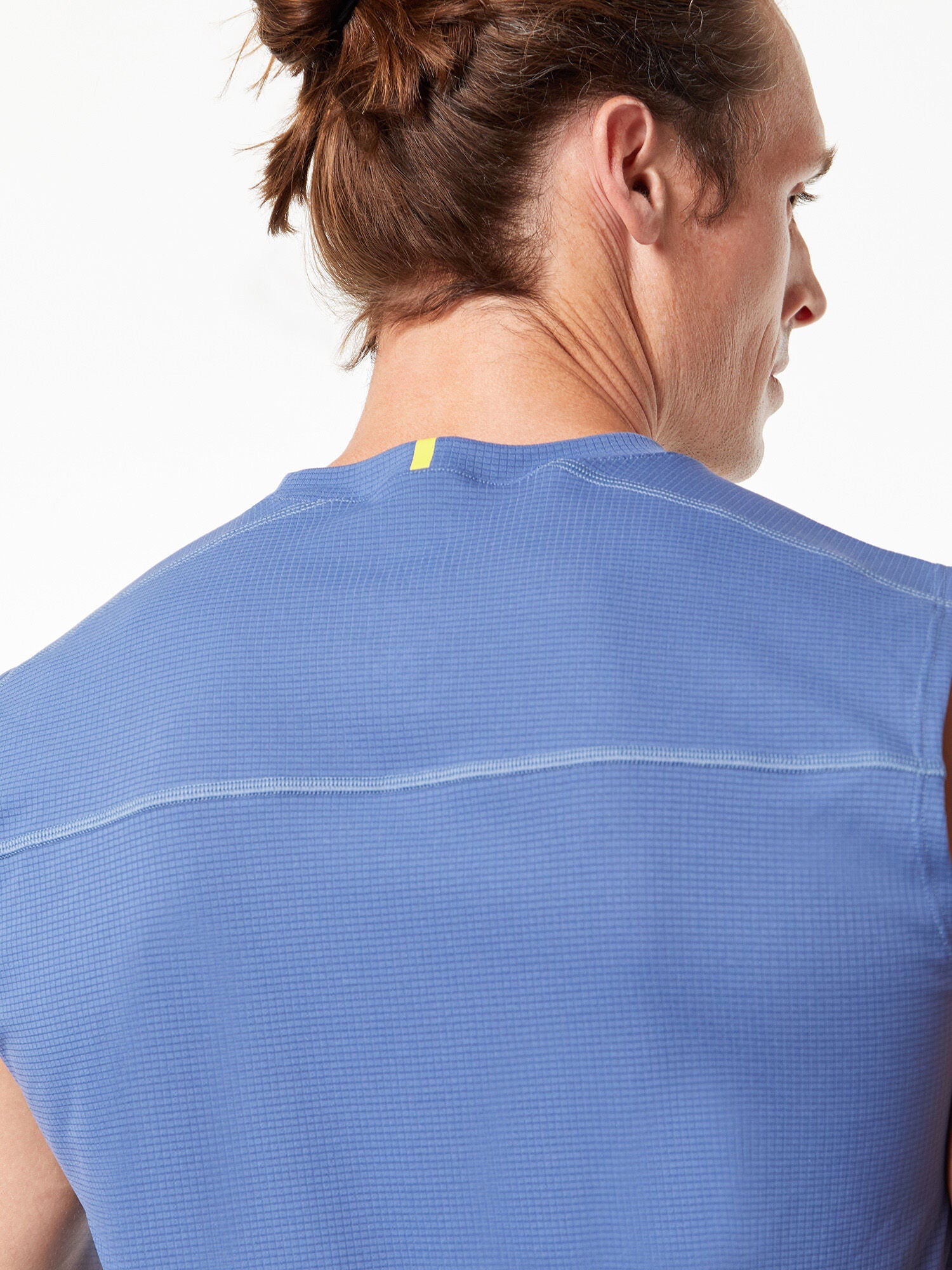 Men | Yellow by SoulCycle | Propel Tank Bijou Blue | Blue