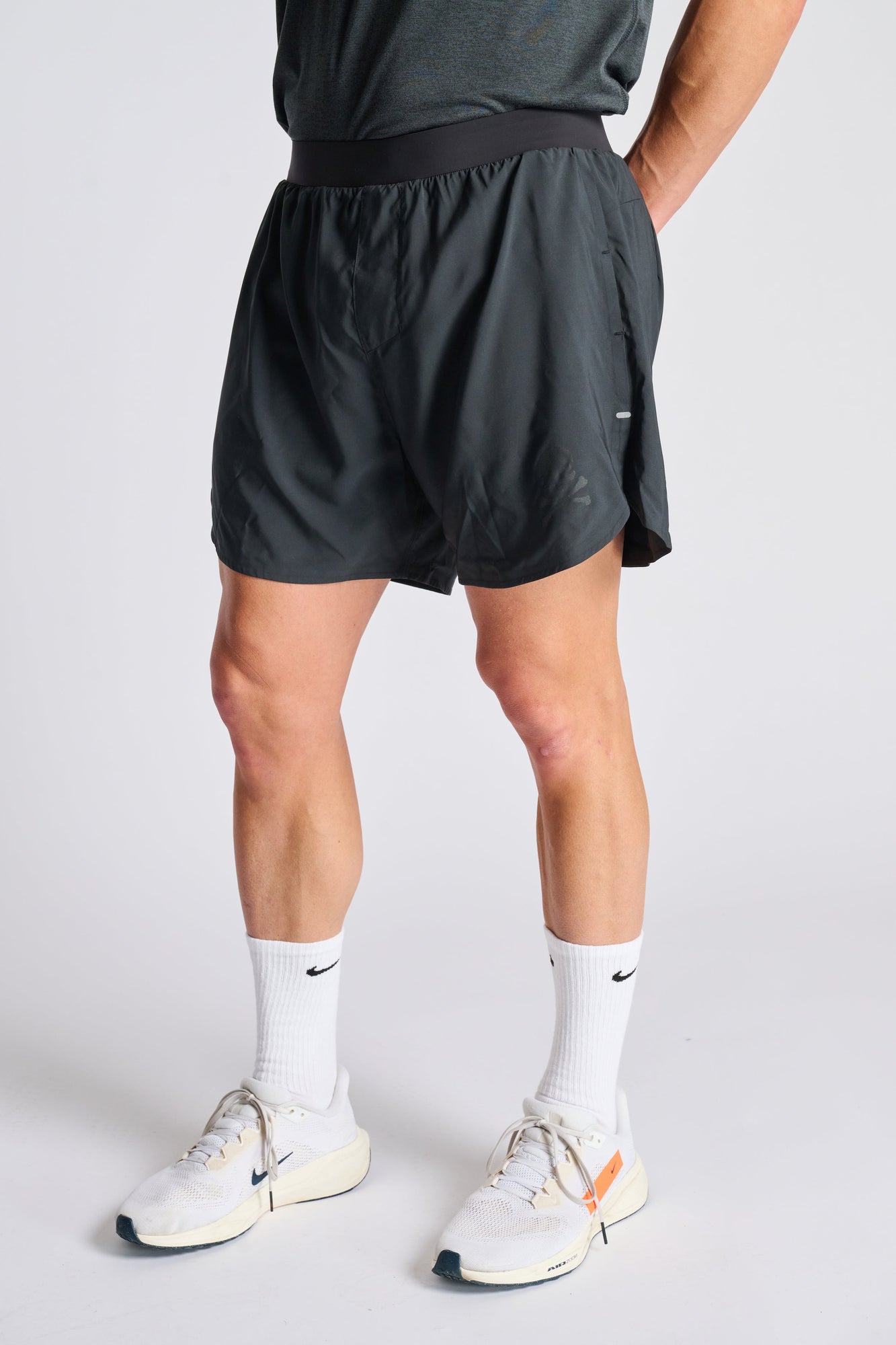 Men | Rhone | 5" Extra Mile Short Lined | Black